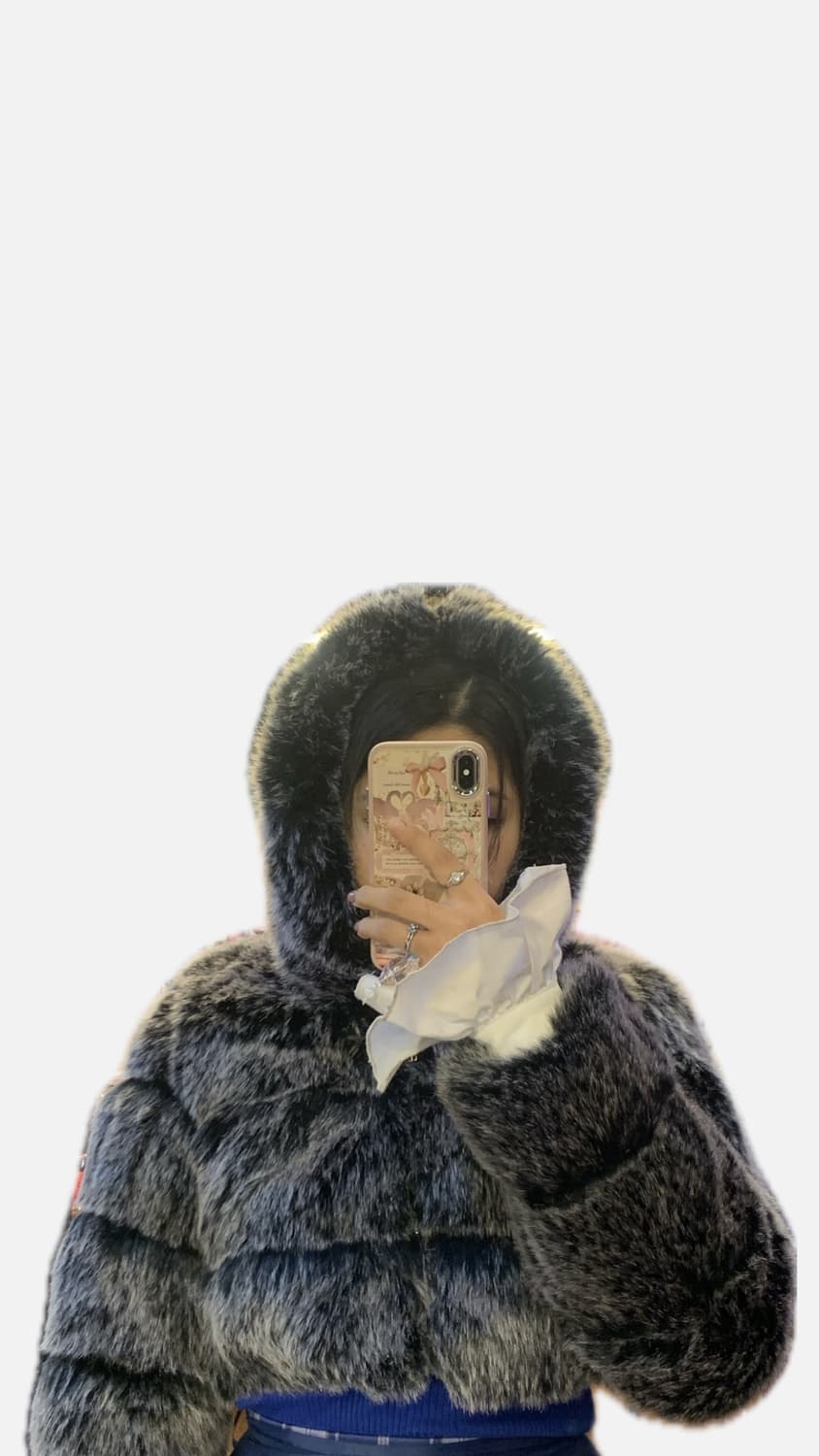  패션 후드 퍼 자켓  상품이미지6