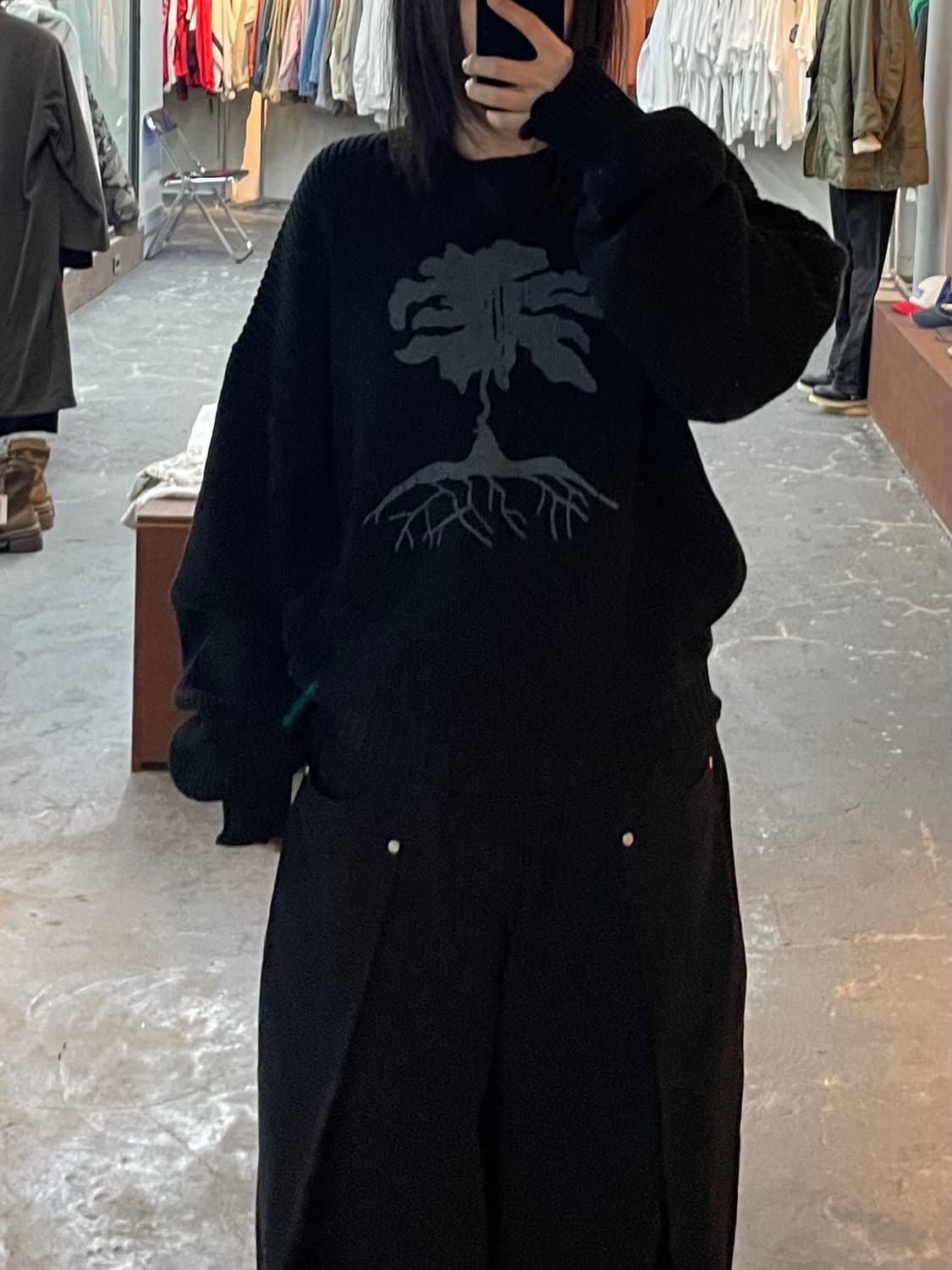 우알롱 호프트리 트랙해치 니트 H1578 상품이미지1