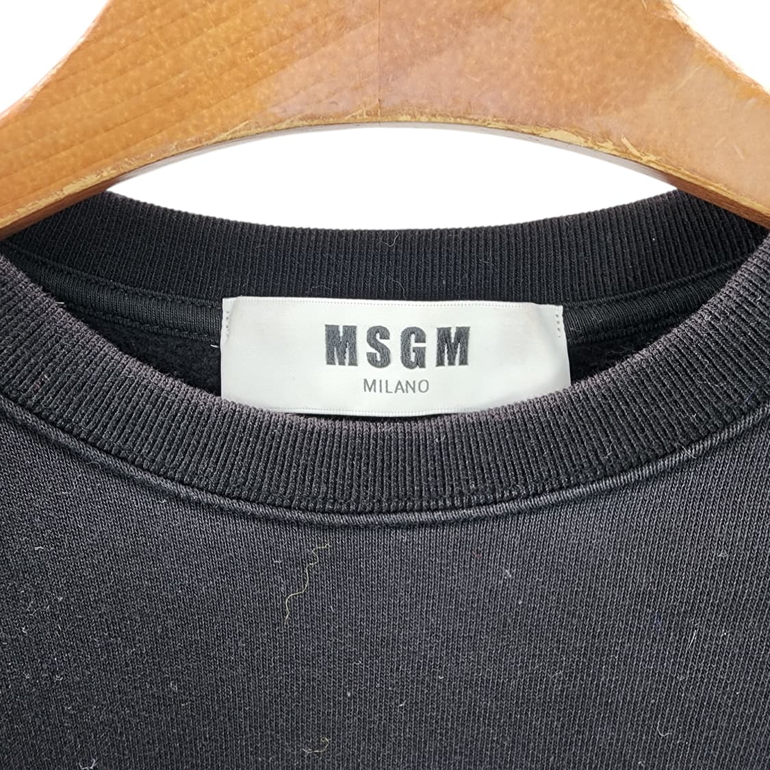 [S] MSGM 엠에스지엠 박스 로고 기모 맨투맨 상품이미지7