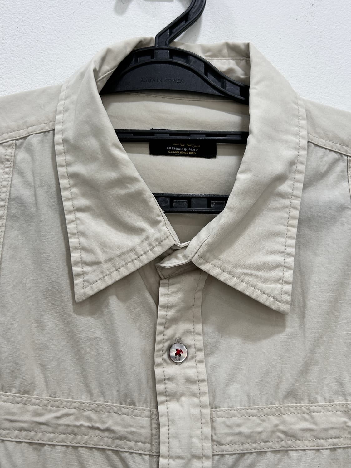 Lee 리 베이지 여유핏 셔츠 남방 100 vintage 상품이미지2