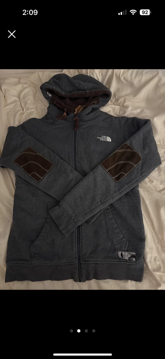 노스페이스 초코맛 패치 후리스집업 상품이미지1