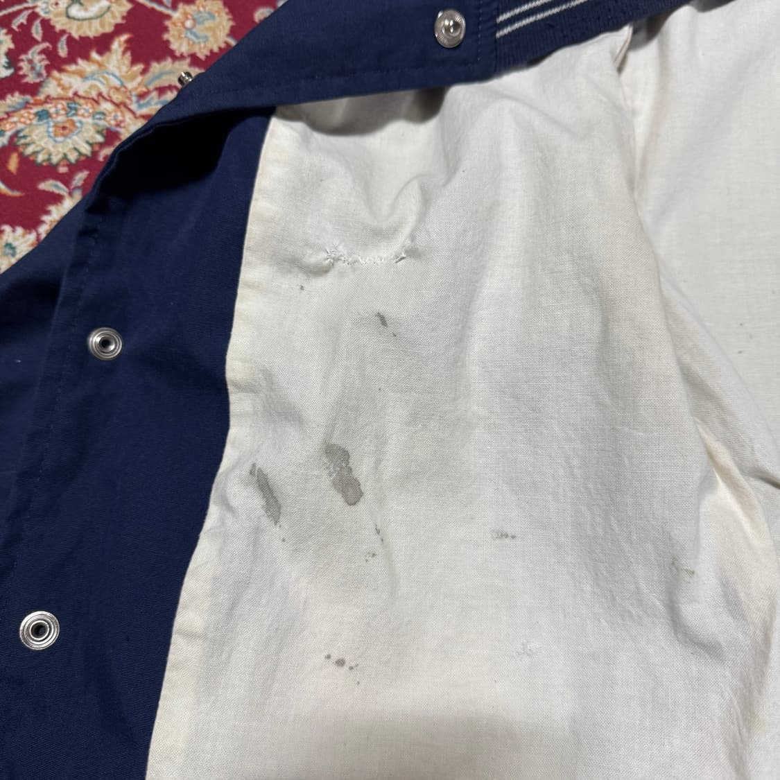 80's 골든베어 블루종 자켓 네이비 상품이미지5