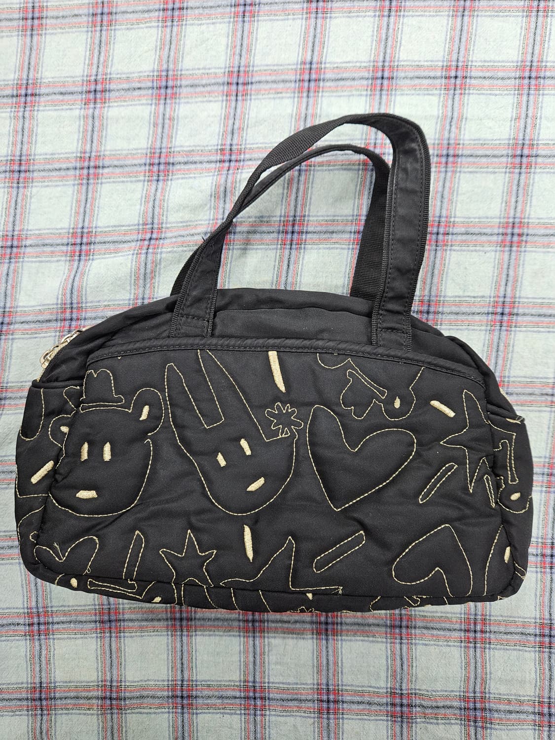 카스텔바작(castelbazac) 블랙 나일론 토드백 상품이미지6