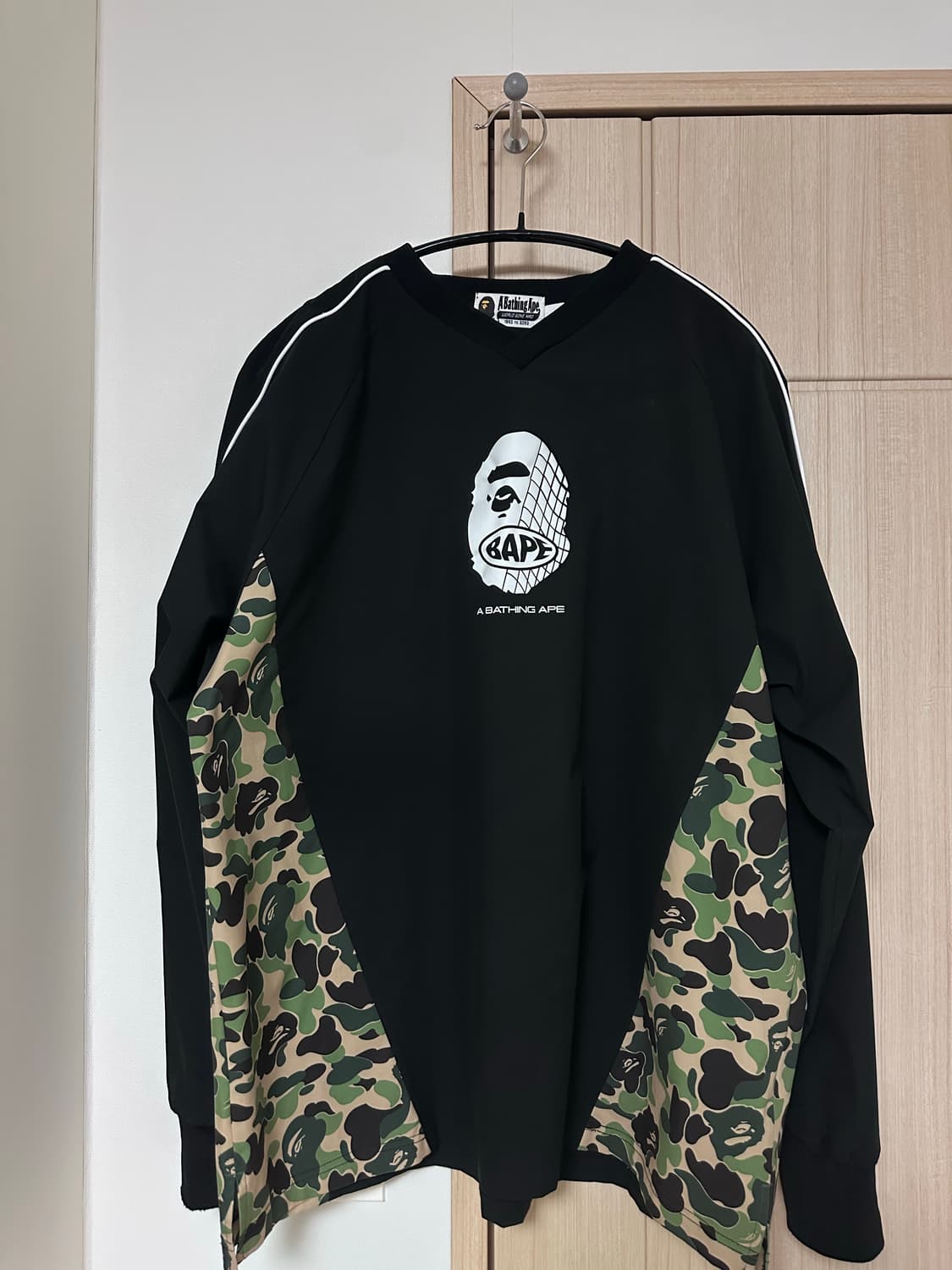 [L] 베이프 카모 긴팔 저지 티셔츠 상품이미지2