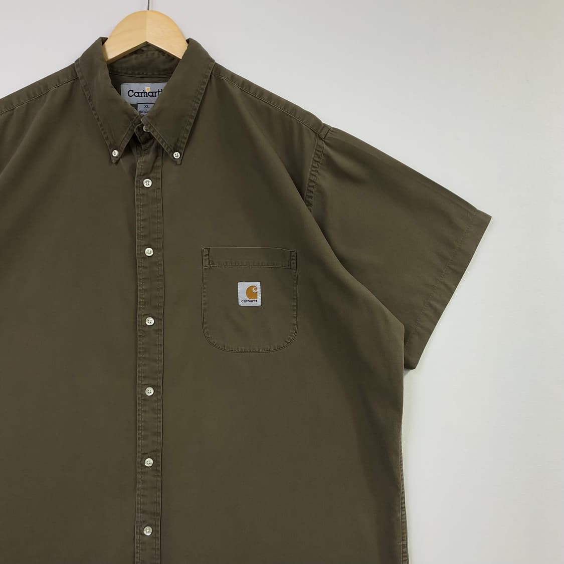 Xxl 칼하트 카키 워크 셔츠 상품이미지1