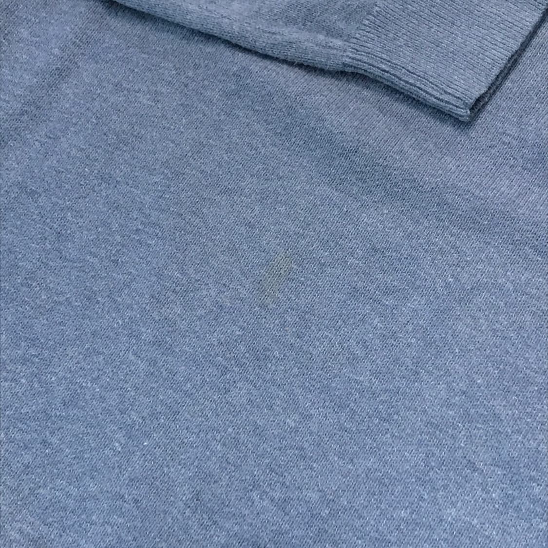 타미힐피거 인디블루 코튼 반집업 풀오버 남성 110 사이즈 상품이미지4