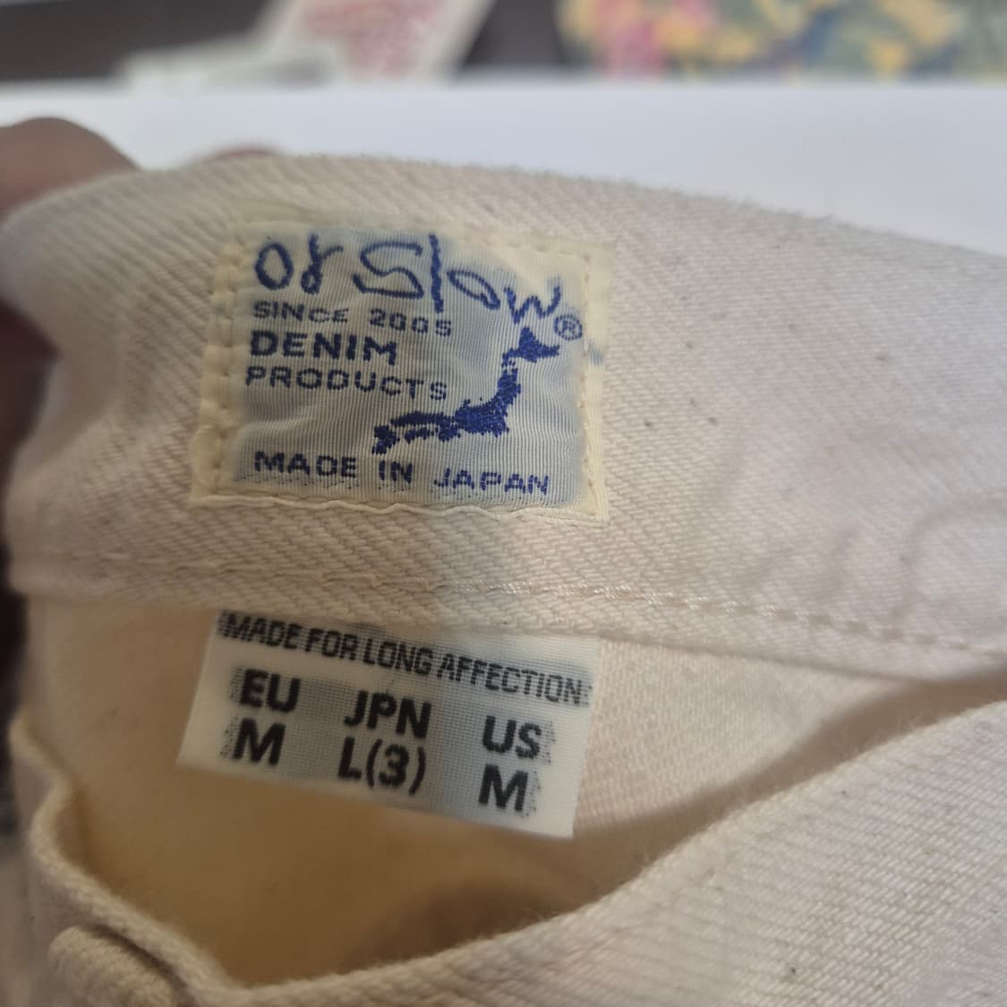 Orslow lot105 아이보리 데님 L(3) 상품이미지2