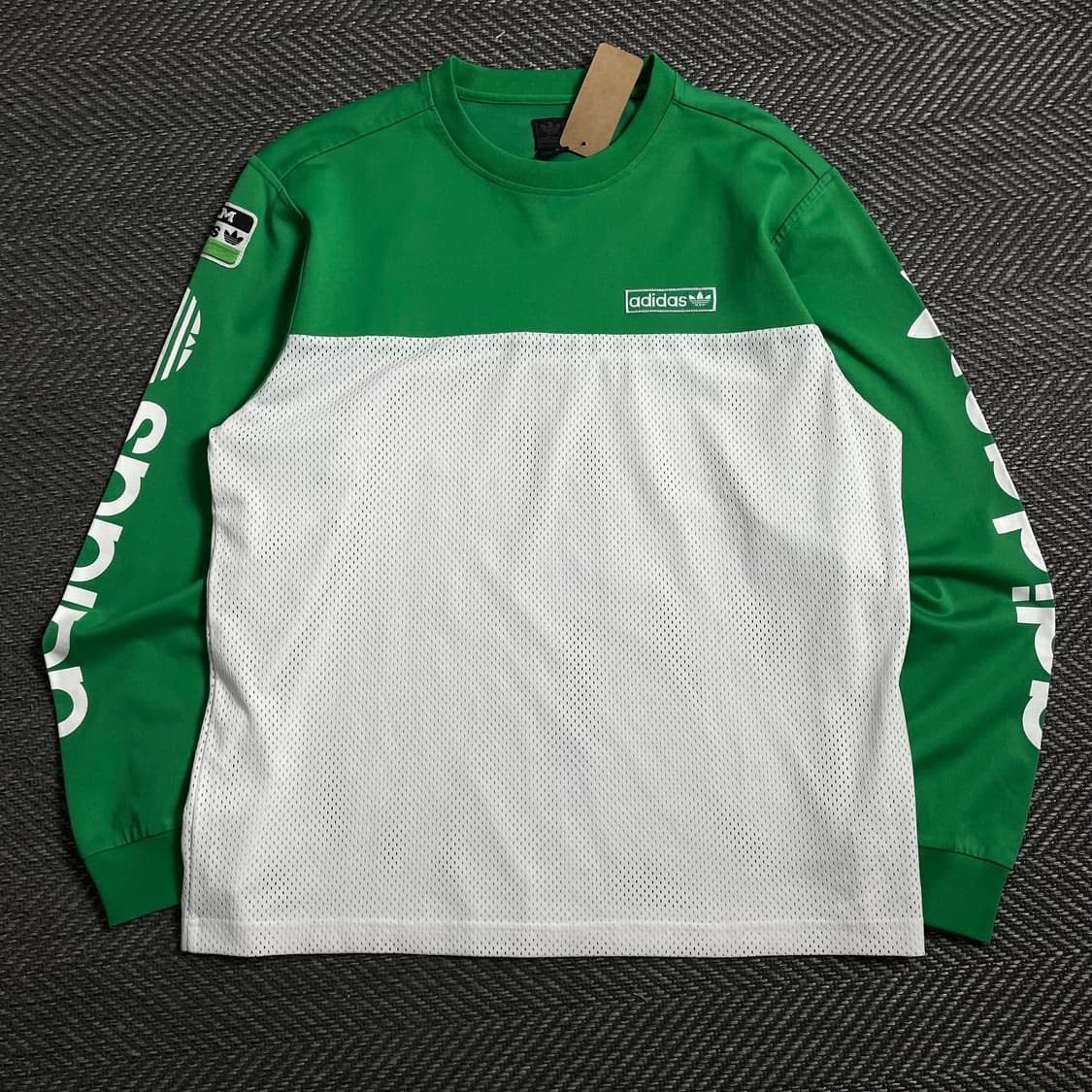 아디다스 올드스쿨 스펠로고 메쉬 트레이 닝 탑y 4502 상품이미지2