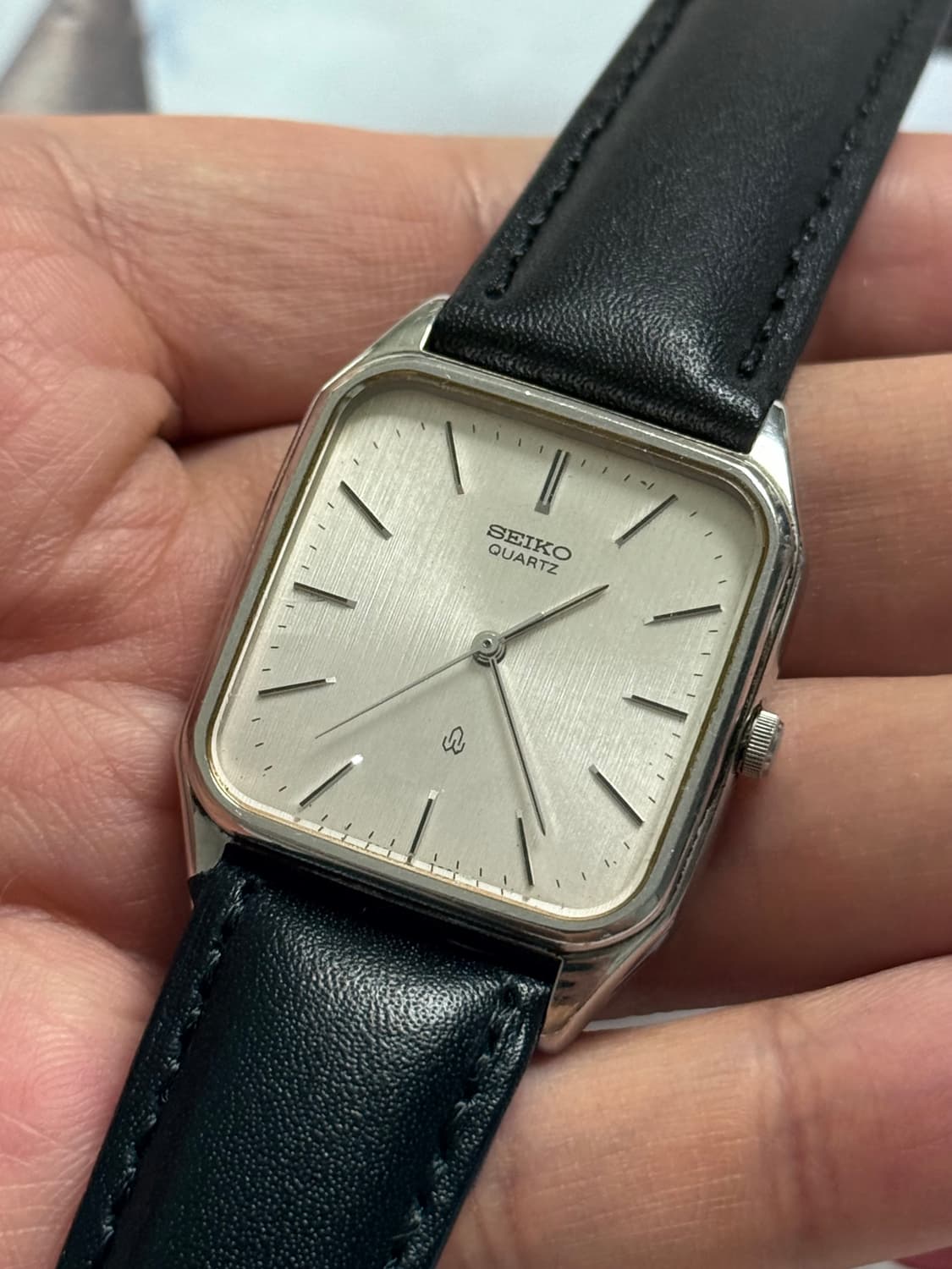 Seiko 세이코 쿼츠 리넨 다이얼 스퀘어 1979 상품이미지3