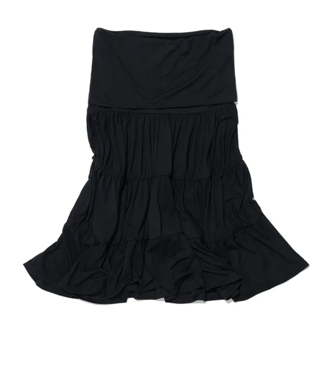 파르티멘토 PWC 저지 셔링 티어드 미디 스커트 상품이미지2