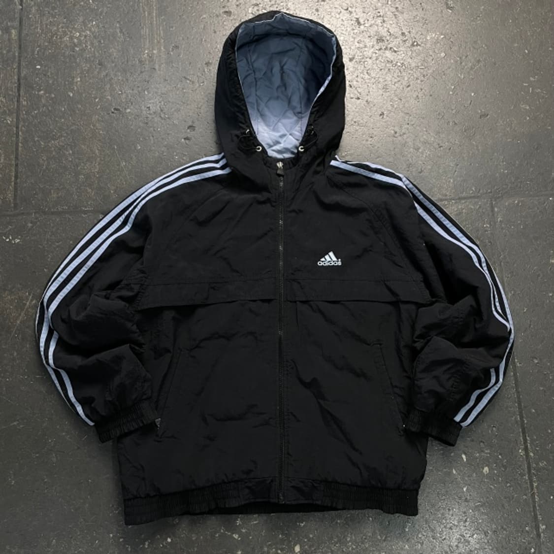 100 아디다스 올드스쿨 누빔 후드점퍼 상품이미지1