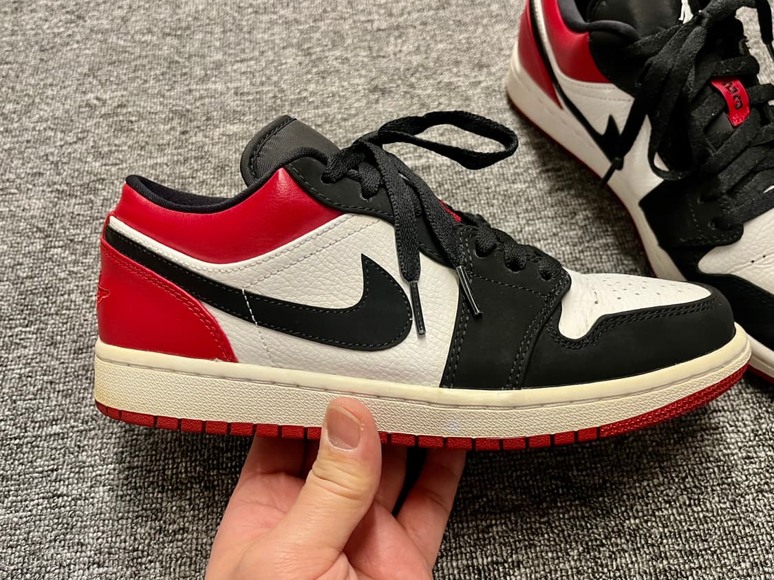 [255] 나이키 에어조던1 로우 블랙토  상품이미지4
