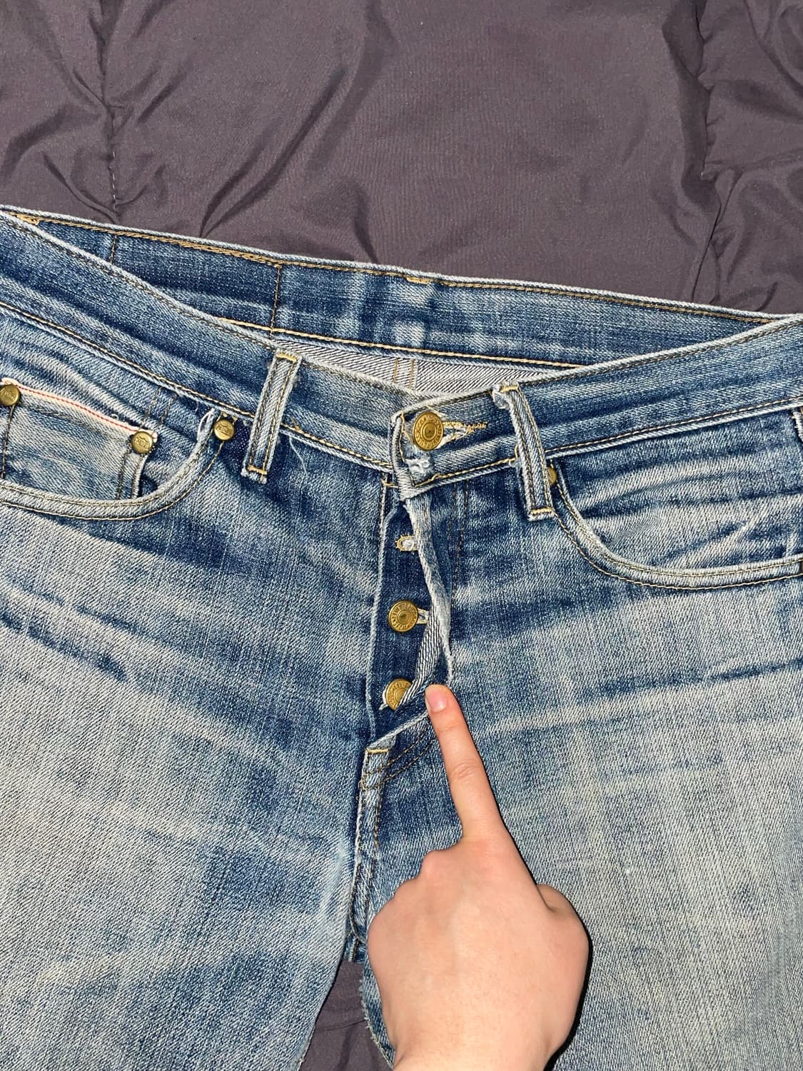 90s 리바이스 501xx 워싱 데님팬츠 상품이미지7