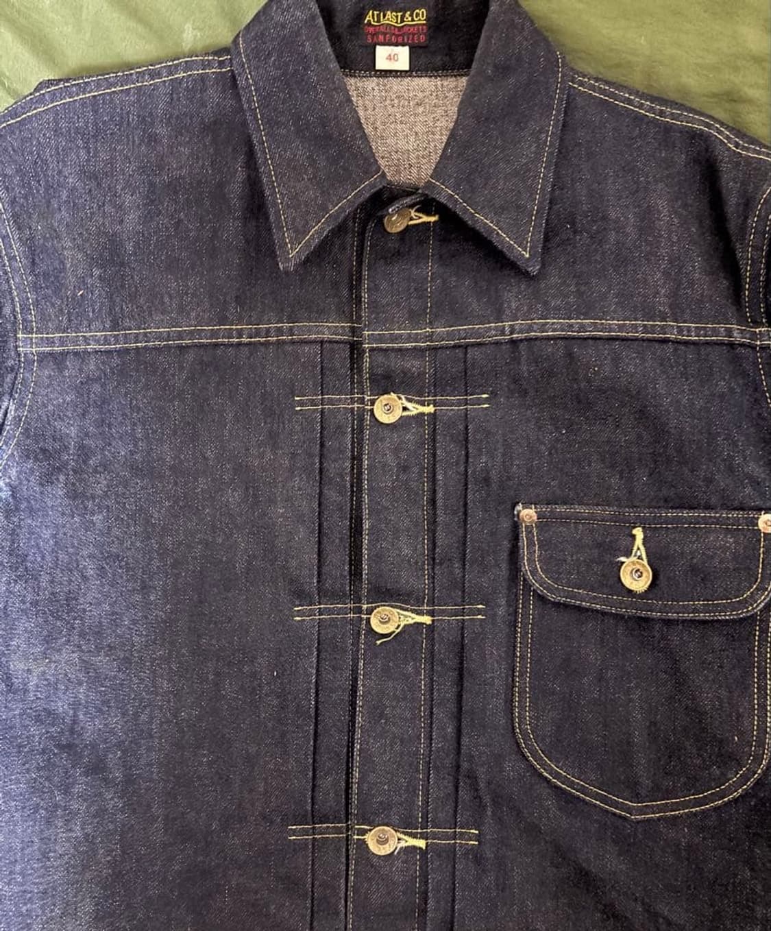 (40) 엣라코 atlast&co 타팀원클로딩 데님자켓 상품이미지1