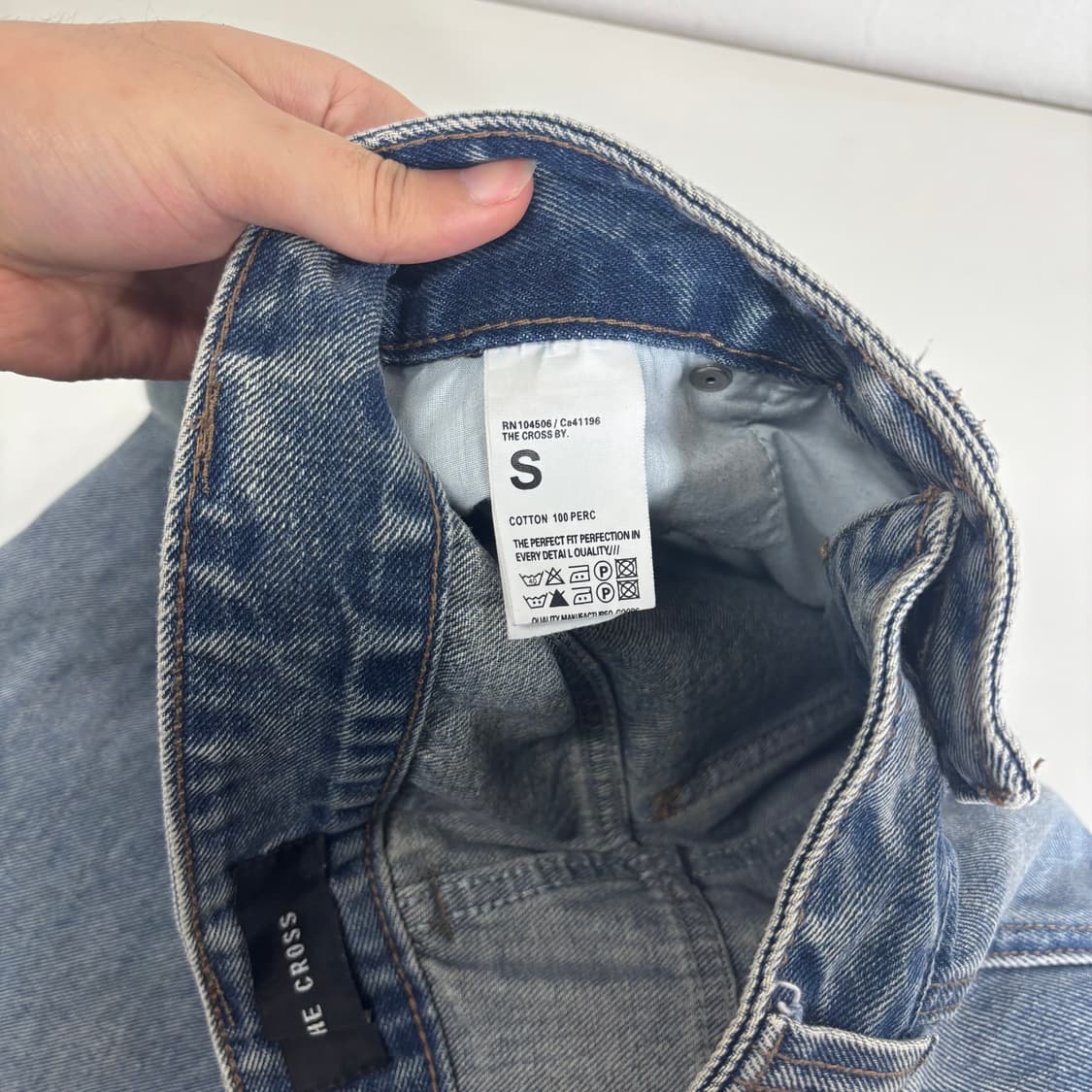 M VTG 연청 세미와이드 커브드데님 상품이미지6