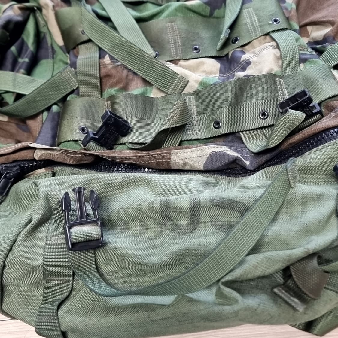 미군 밀리터리 우드랜드 군용 배낭 상품이미지2