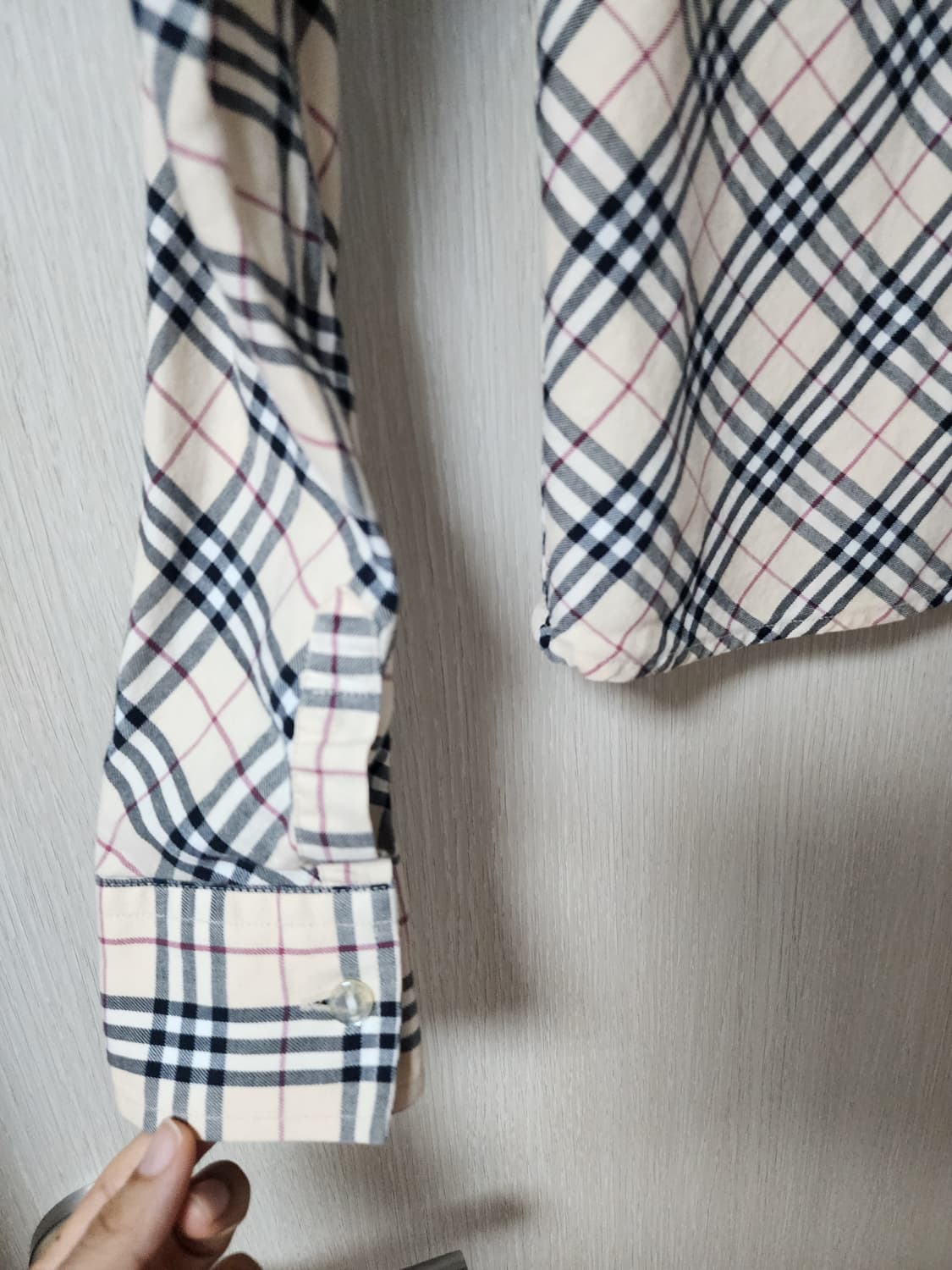 (정품)  사선체크 셔츠 노바체크 S 버버리 Burberry 상품이미지6