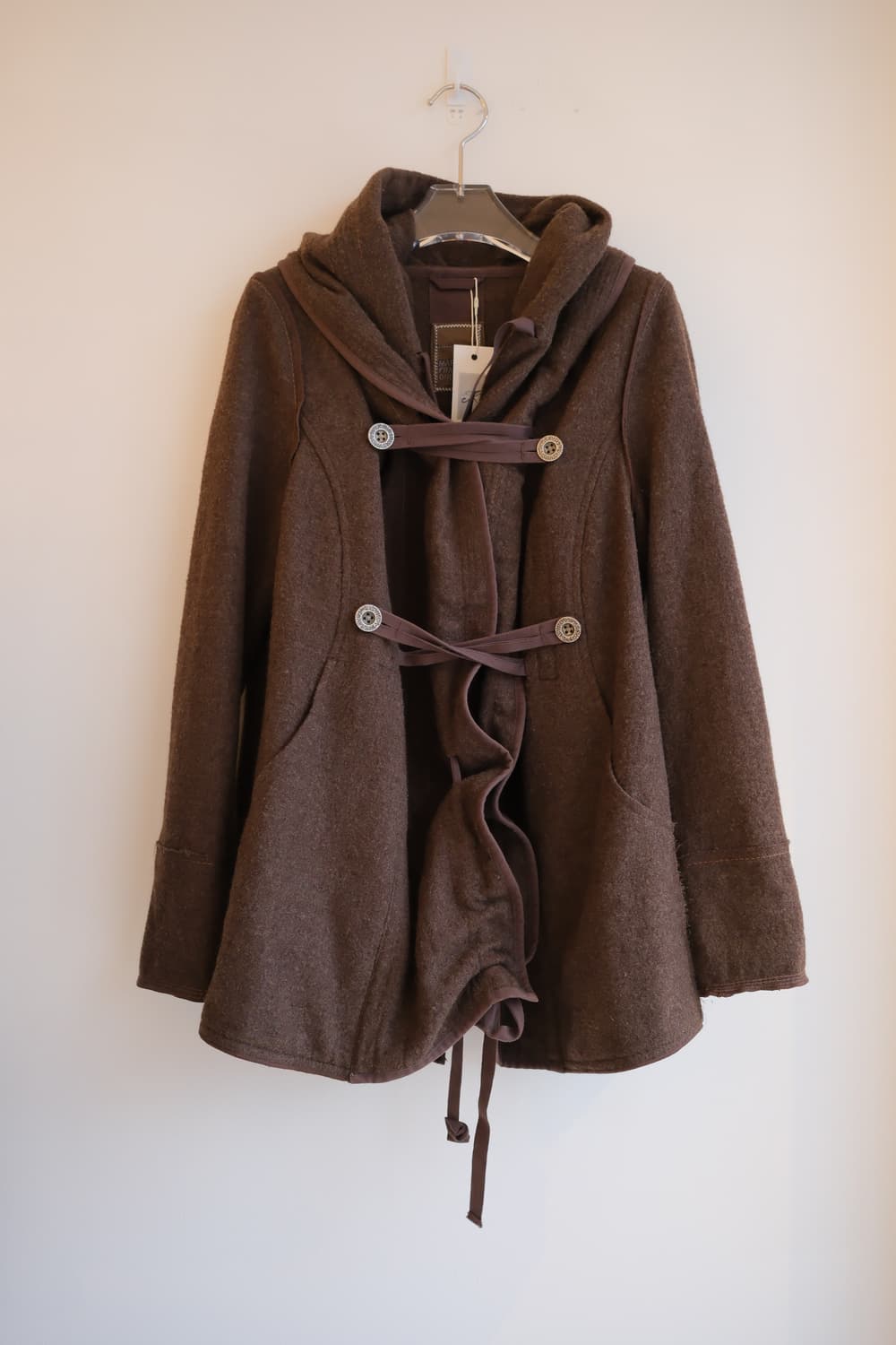 00s Bondage drape hood coat 상품이미지4