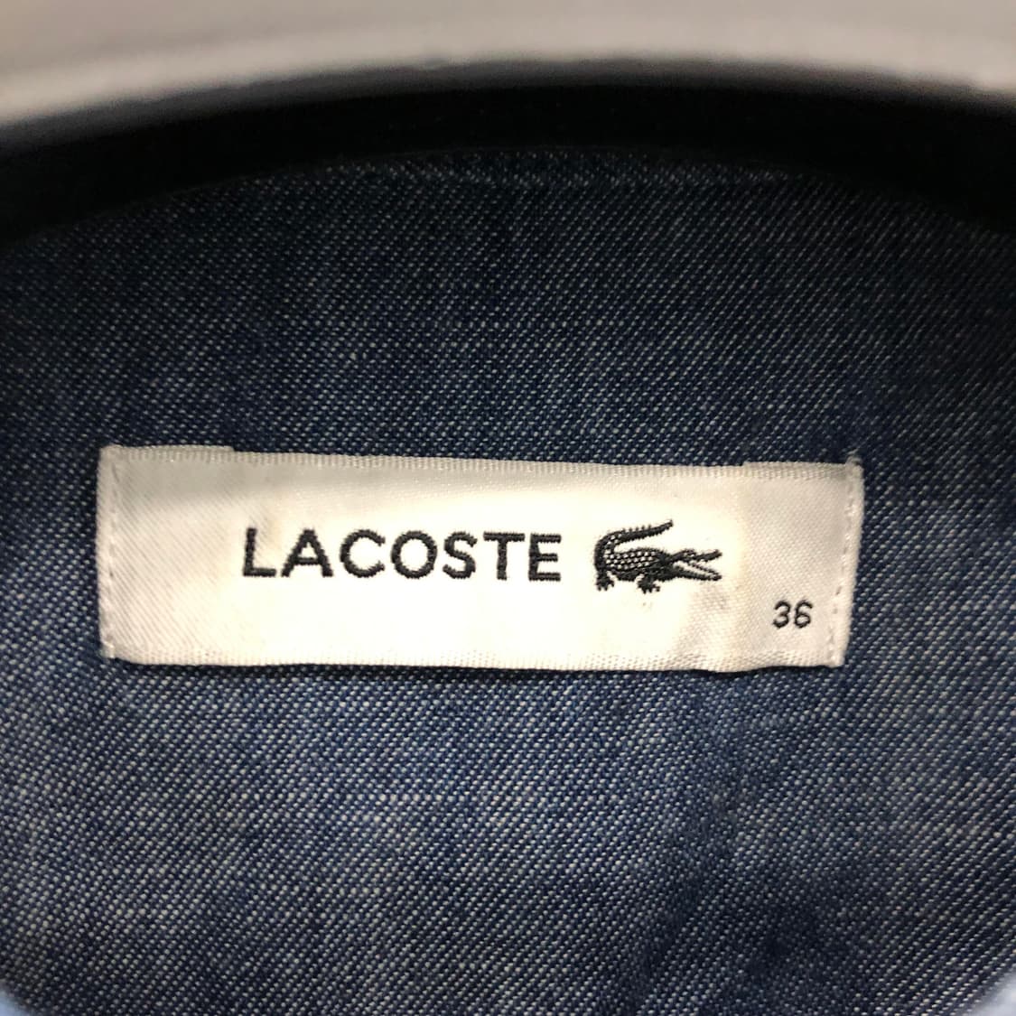 라코스테 웨스턴 샴브레이셔츠 36 상품이미지5