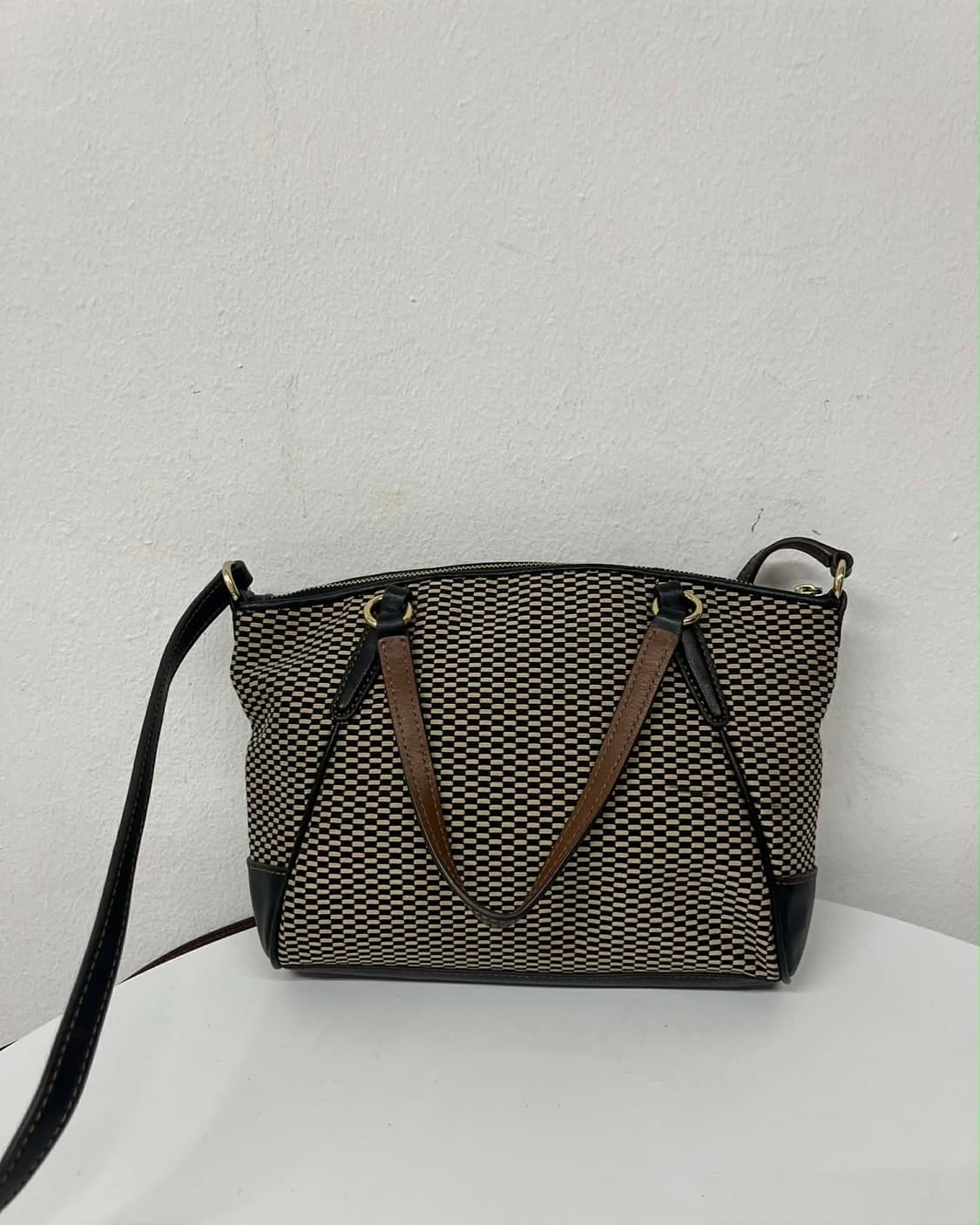 코치 위빙 패턴 투웨이 토트 숄더백 겸 크로스 상품이미지4