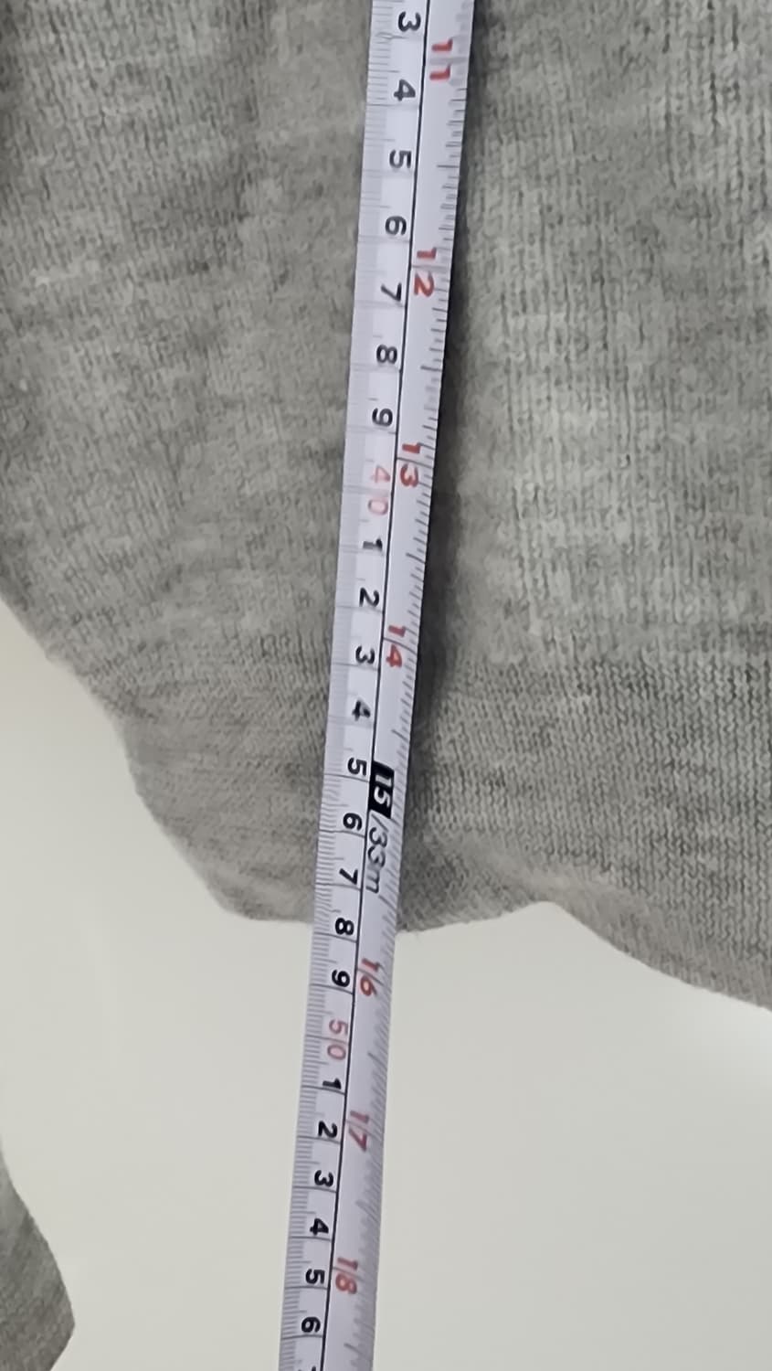 빔바이롤라 그레이 크롭 니트 S 상품이미지8