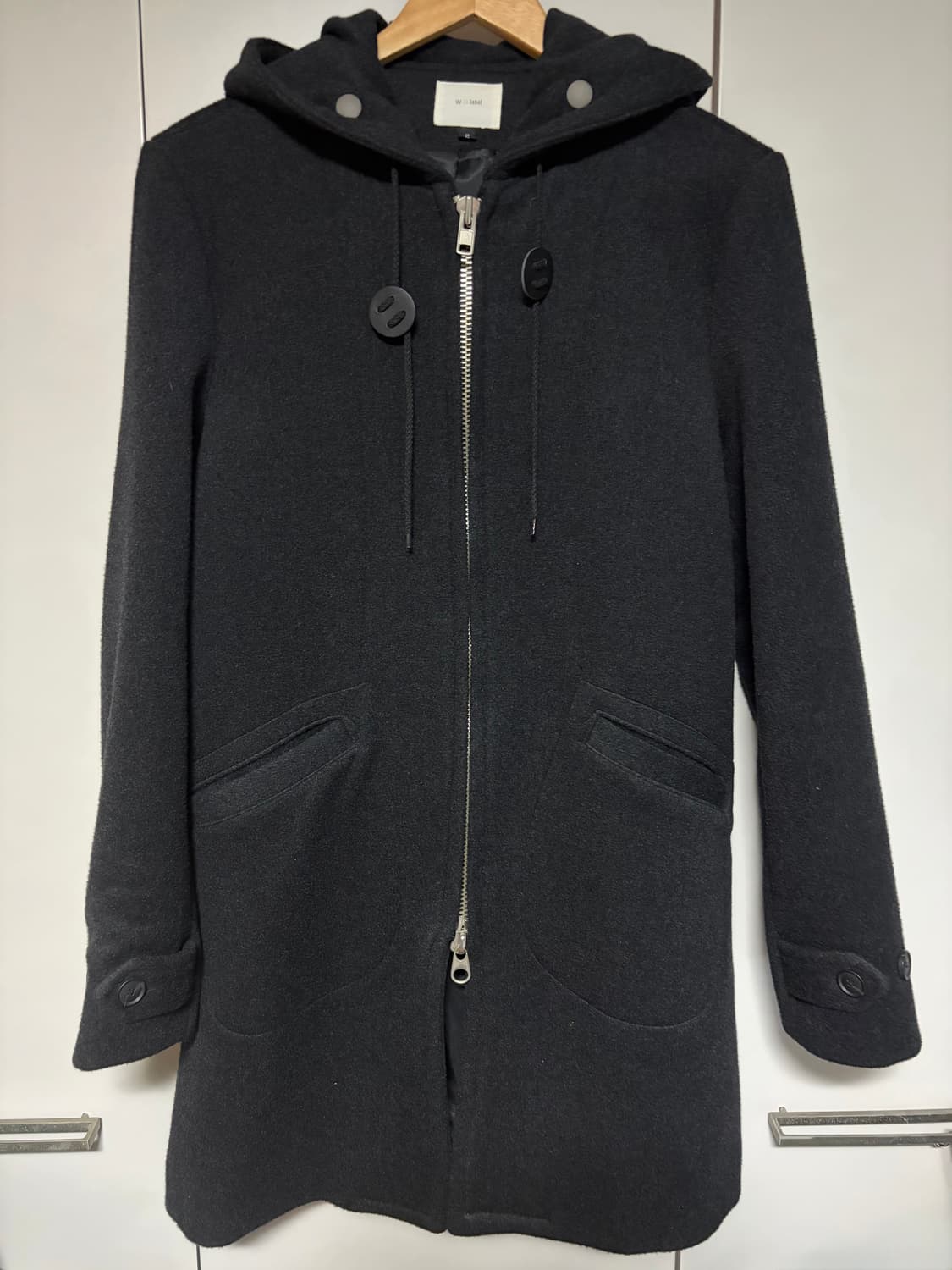 W::label 보세 면 코트 상품이미지1