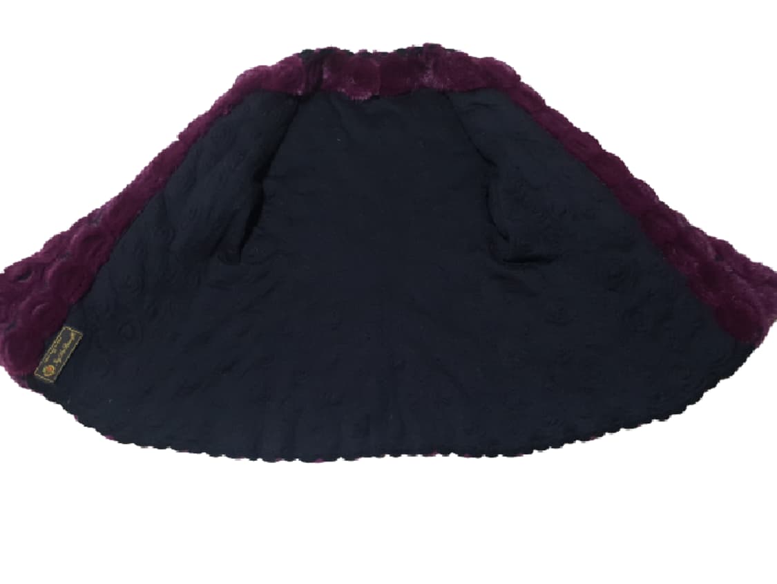 LORO PIANA 로로피아나원단 와인핏 퍼플 장미니팅 밍크자켓 F 상품이미지7