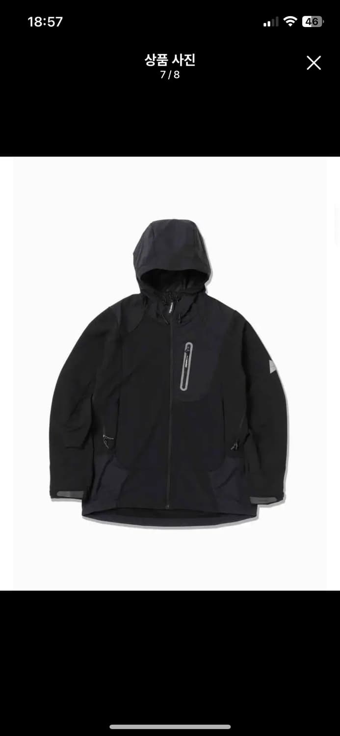 앤드원더 스트레치쉘자켓 블랙 M 상품이미지1