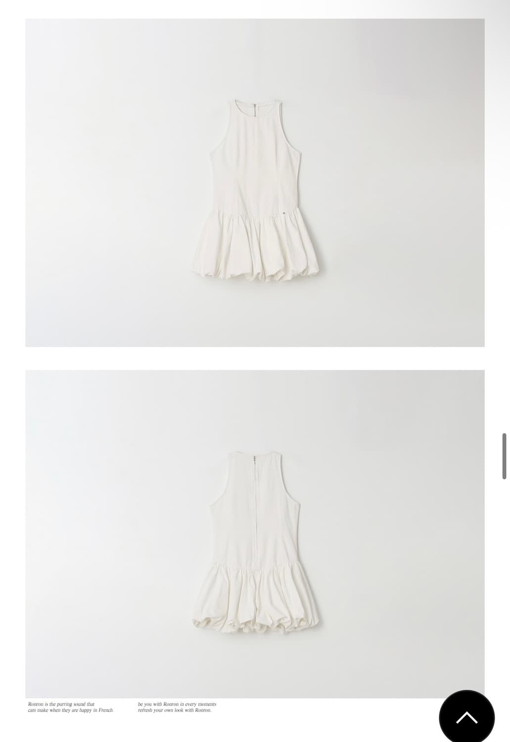 론론 펌킨 슬리브리스 원피스 상품이미지2