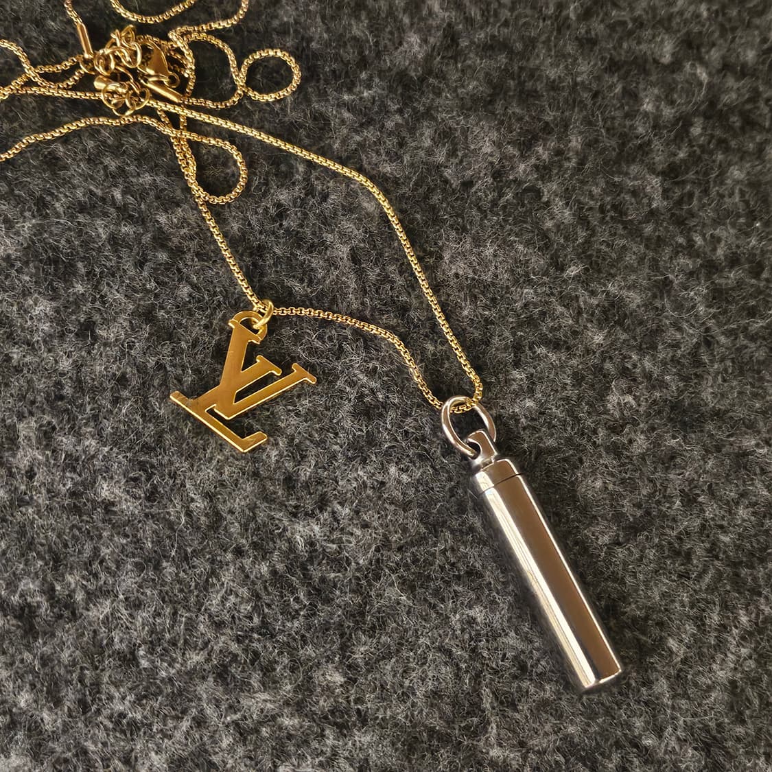 552 루이비통 보틀 필릭스 빈티지 업사이클링 남자 써지컬 목걸이 상품이미지2