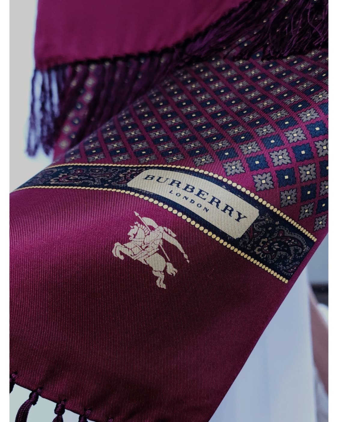 버버리 남성 실크스카프 상품이미지1