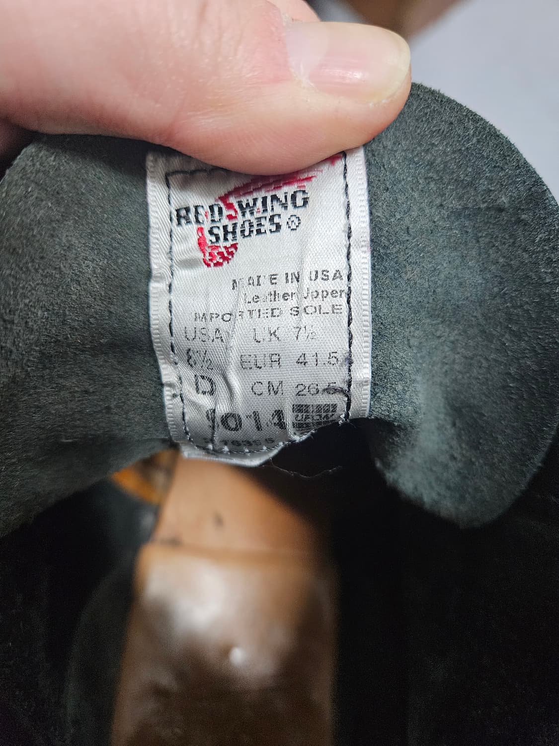 레드윙 벡맨 9014 블랙 상품이미지7