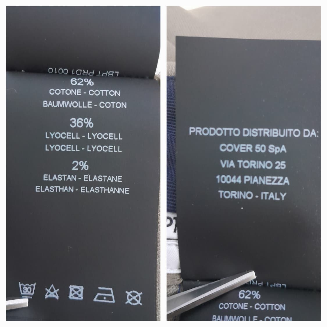 미착용이태리 PT TORINO 스트레치 치노바지 48/32" 상품이미지10