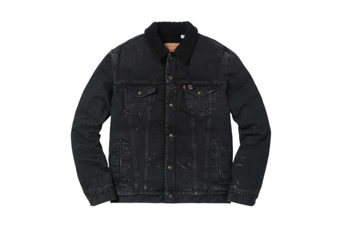 Fw16 리바이스 x 슈프림 쉐르파 트러커 자켓 M 상품이미지1