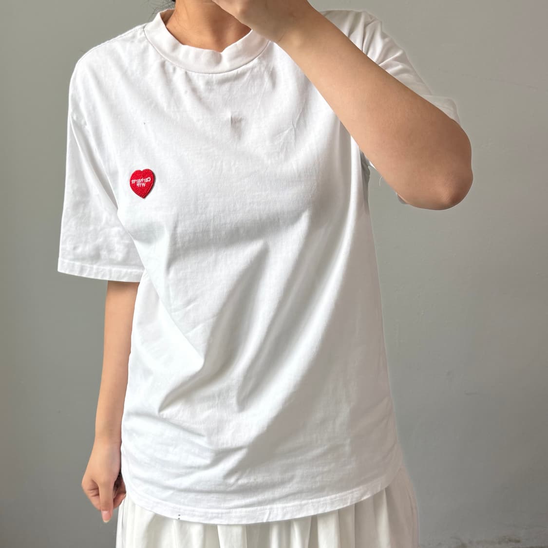 [S] 칼하트윕 화이트 반팔티 상품이미지2