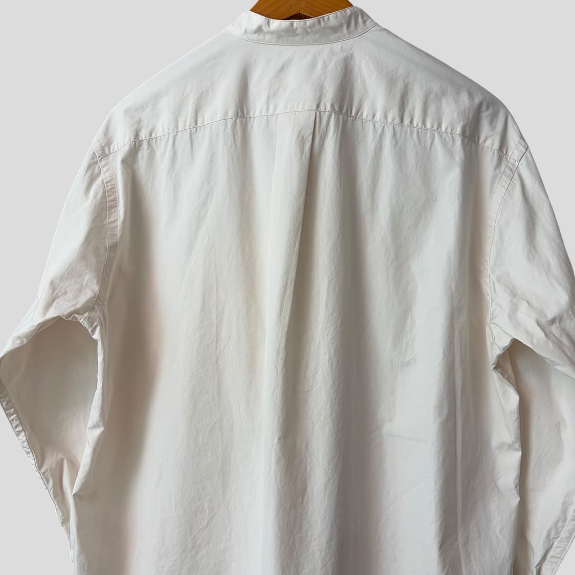 (M)유니클로 +J 수피마코튼 오버사이즈스탠칼라셔츠 상품이미지8