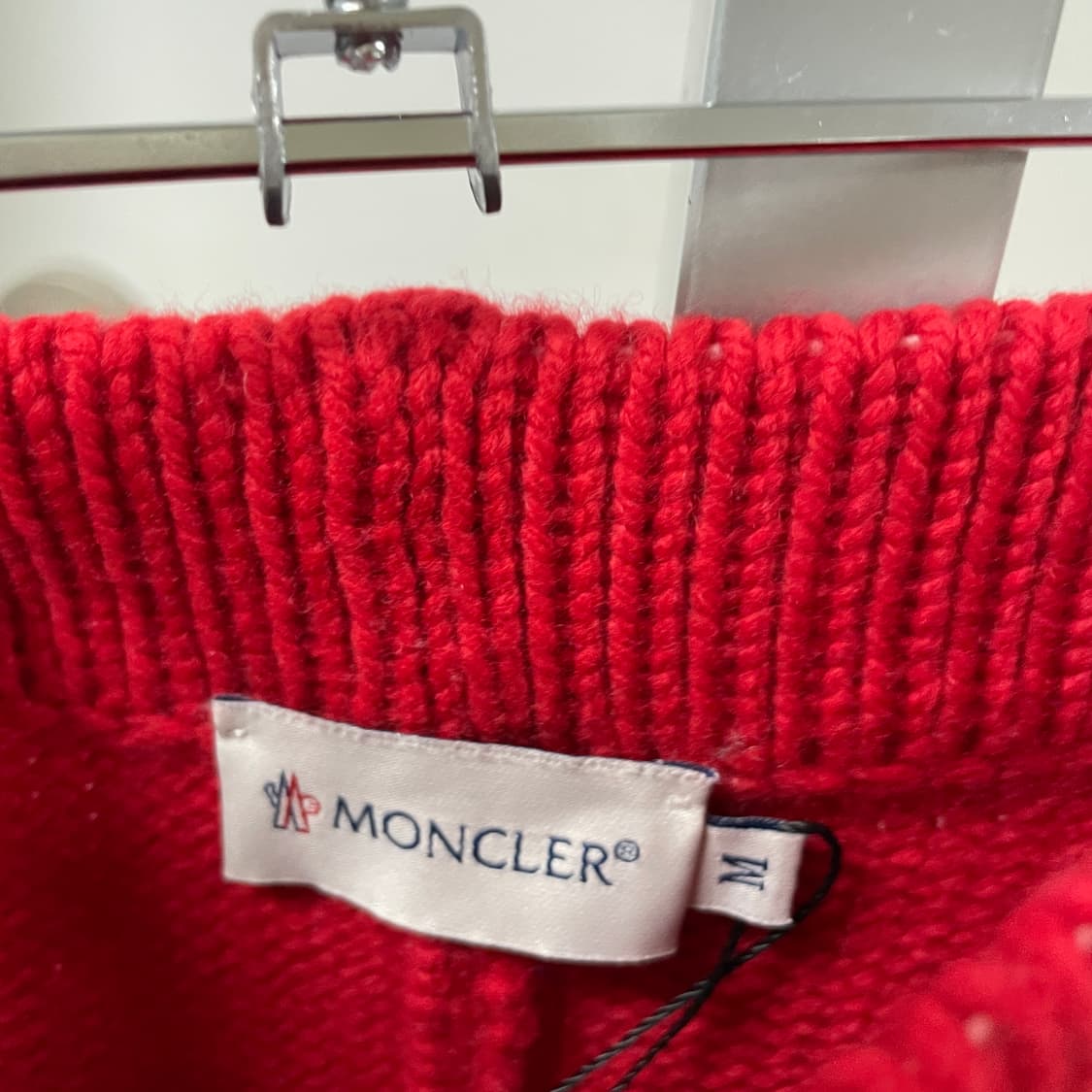 몽클레어 니트 팬츠 레드 M(W) 상품이미지5