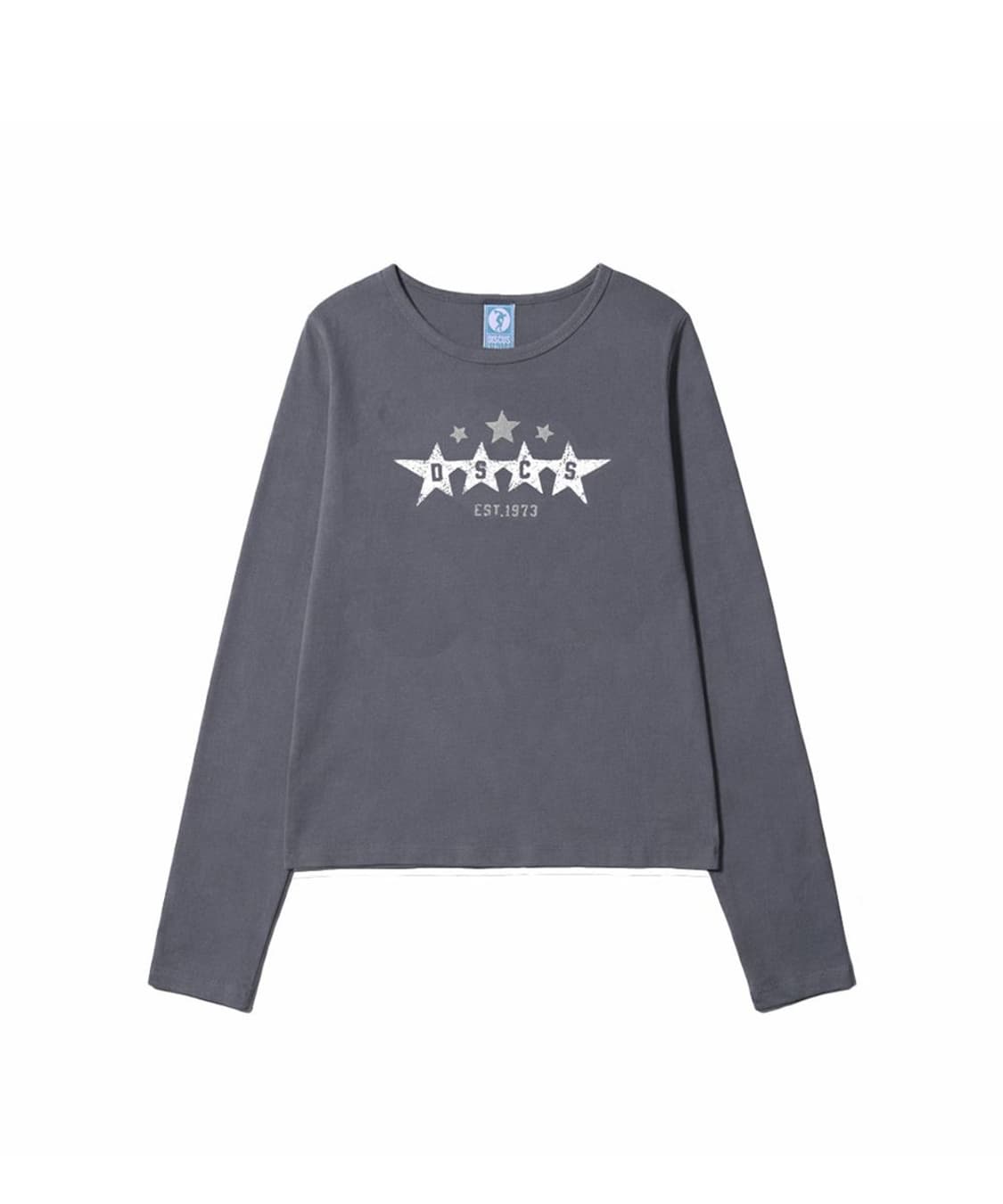 디스커스애슬레틱 우먼즈 스타 로고 롱 슬리브 티셔츠 상품이미지1