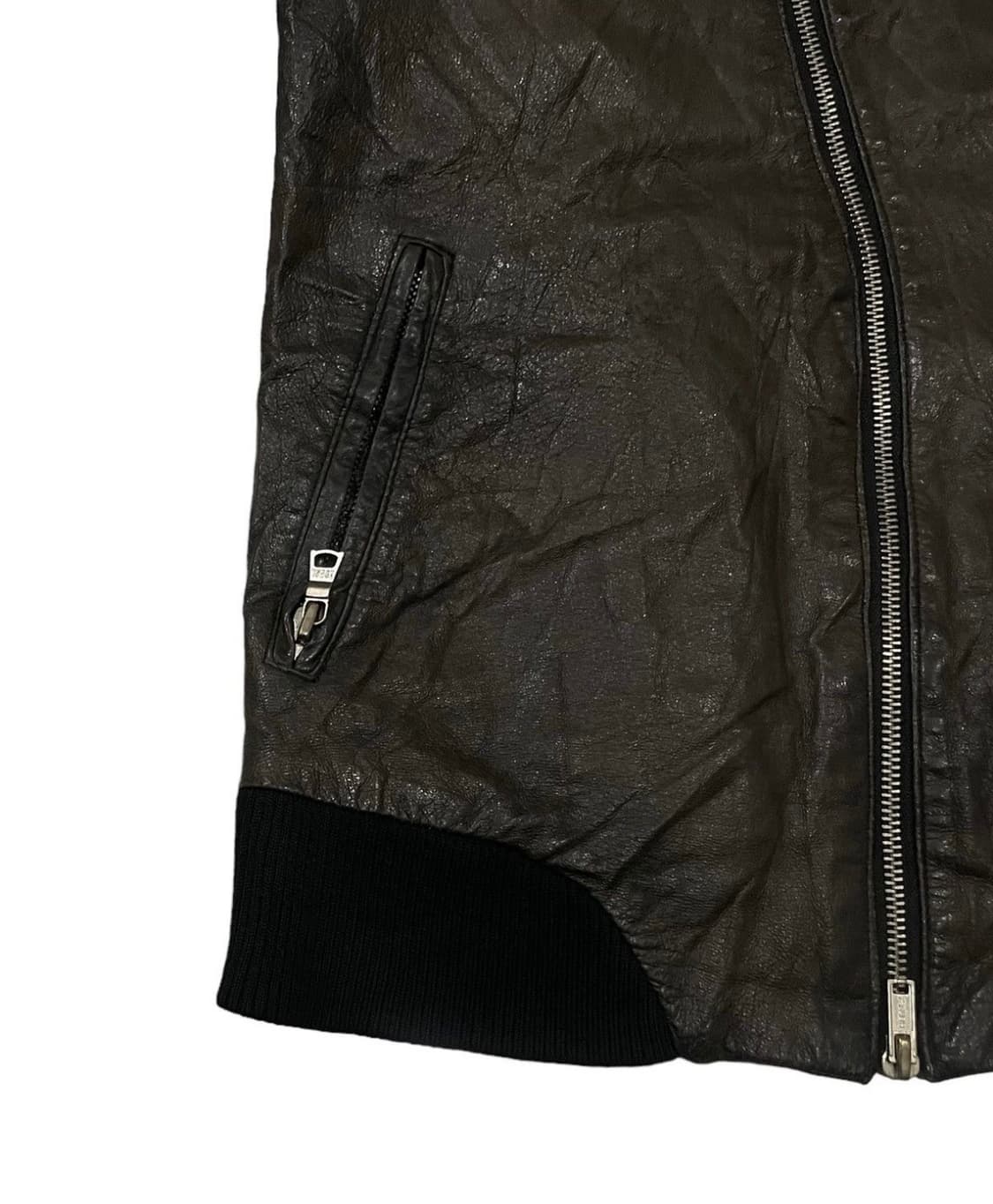 lhp 레더 후디 자켓 상품이미지3