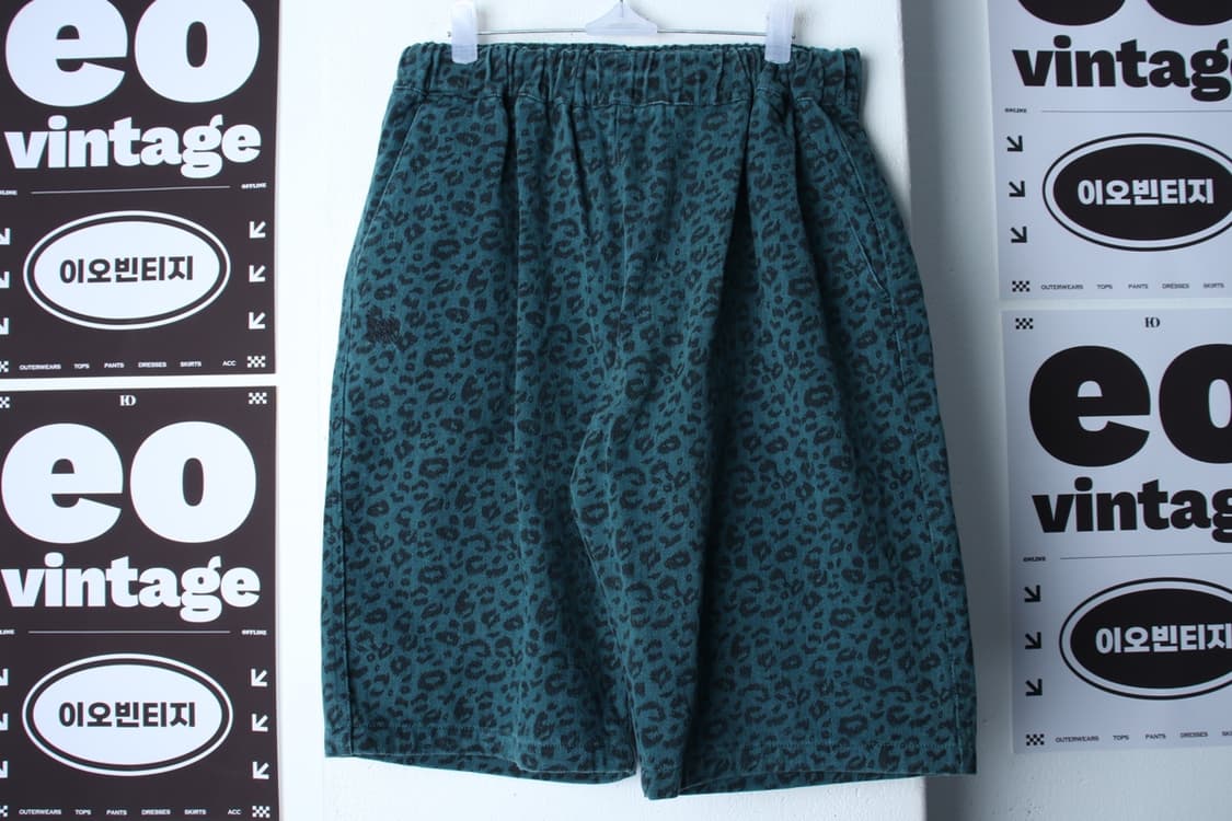 (L-XL) 브라운브레스 반바지 팬츠 버뮤다 레오파드 밴딩-P10121 상품이미지2