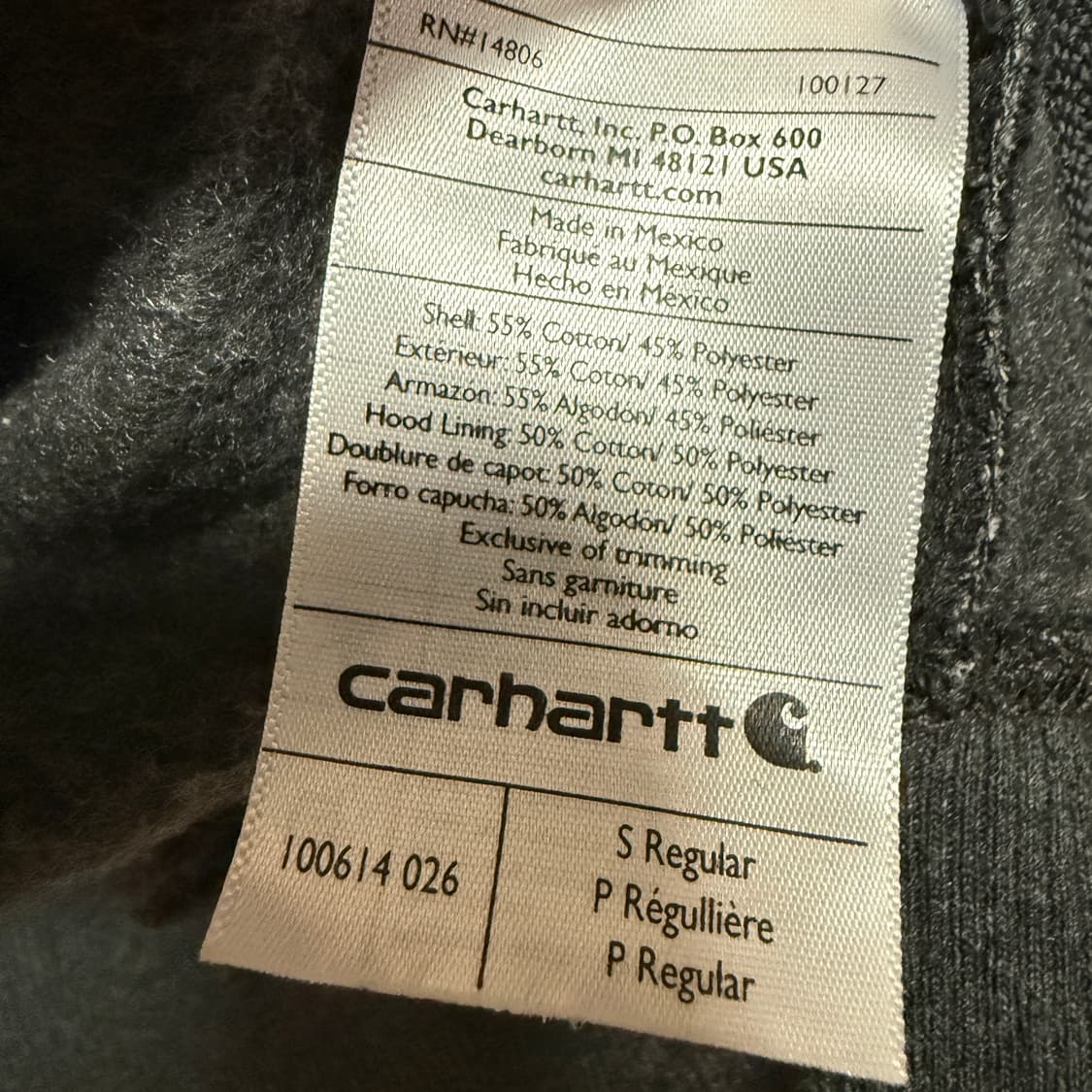 칼하트 후드집업 상품이미지3