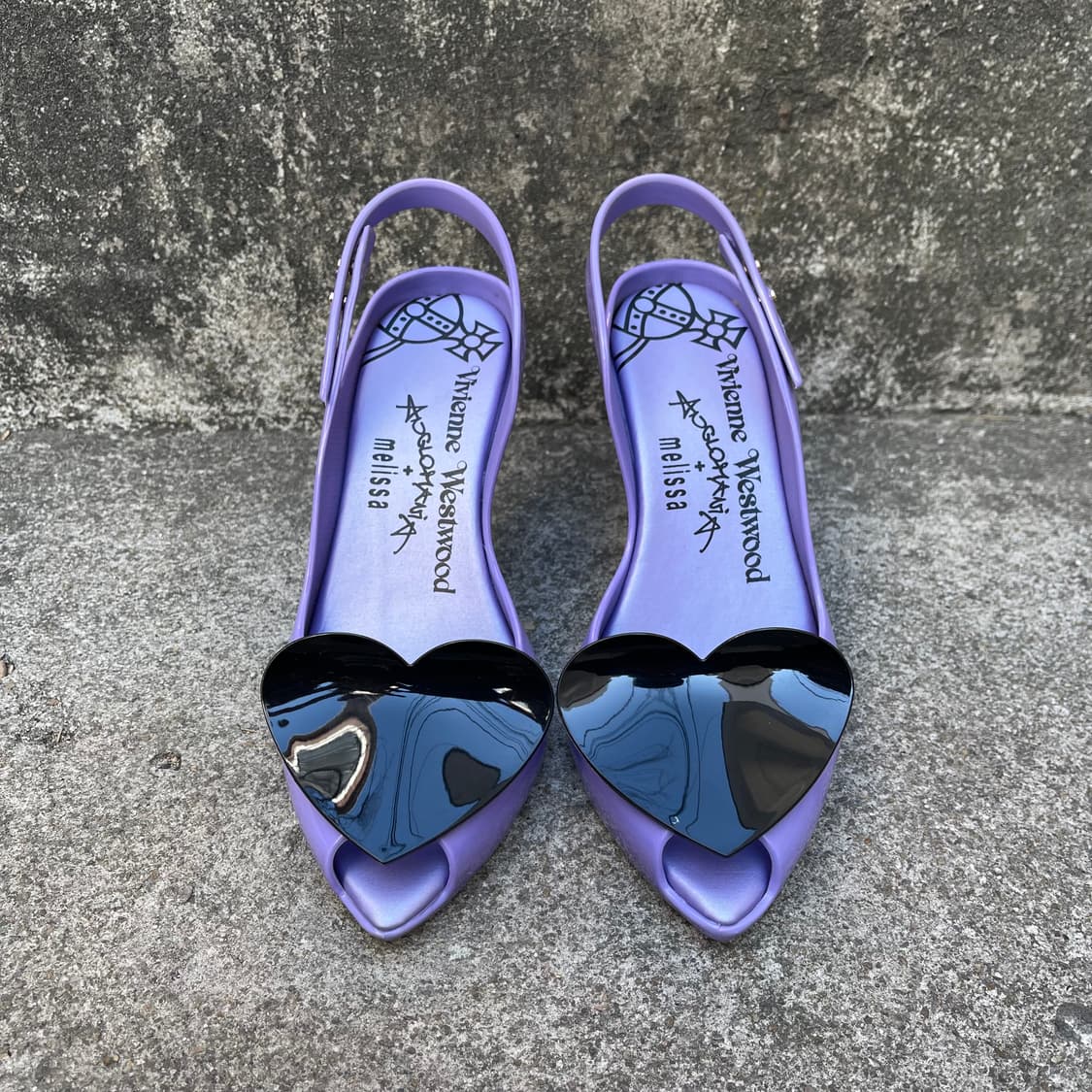 [225] Vivienne Westwood x Melissa 퍼플 힐 상품이미지2