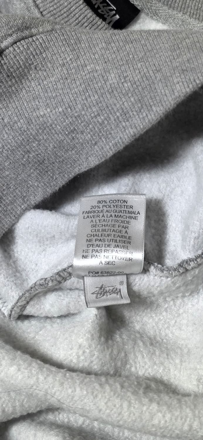 스투시 맨투맨 그레이 S 상품이미지4