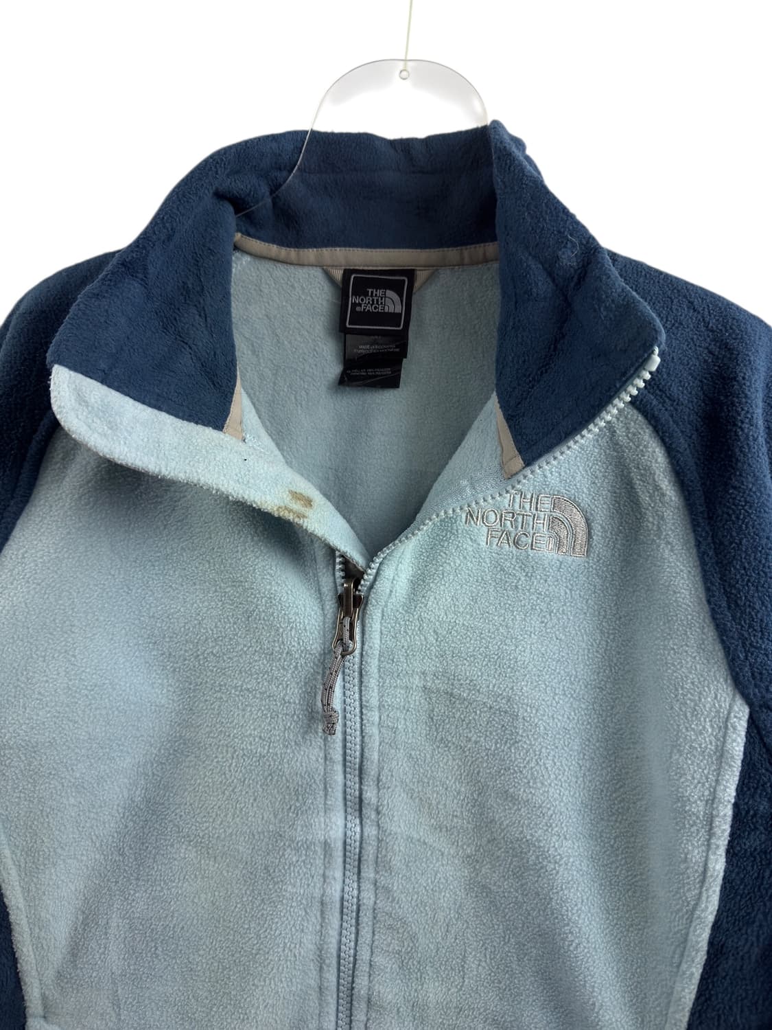 노스페이스 네이비 블루 투톤 후리스집업1411 상품이미지3