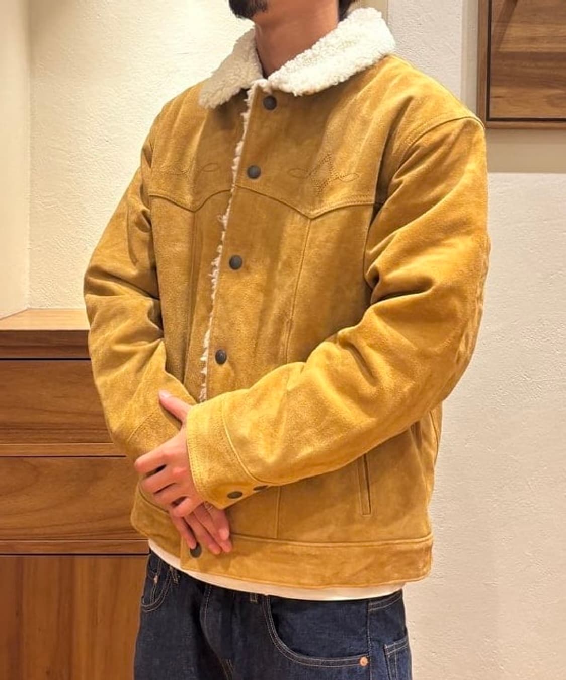 리바이스 스웨이드 시어링 쉐르파 자켓 상품이미지3