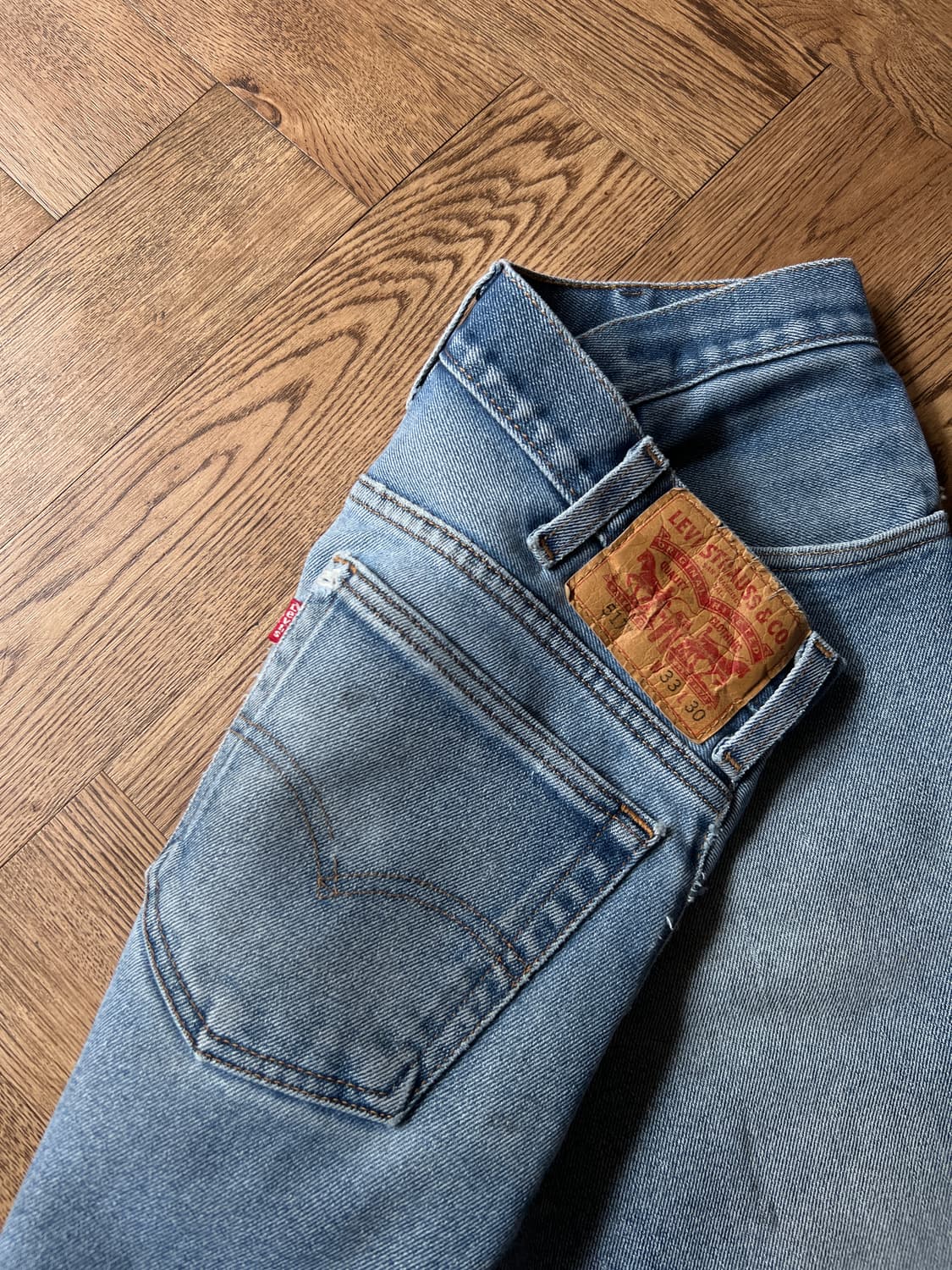 [33]리바이스 517 빈티지 데미지드 스트레치 플레어진 F27 상품이미지6