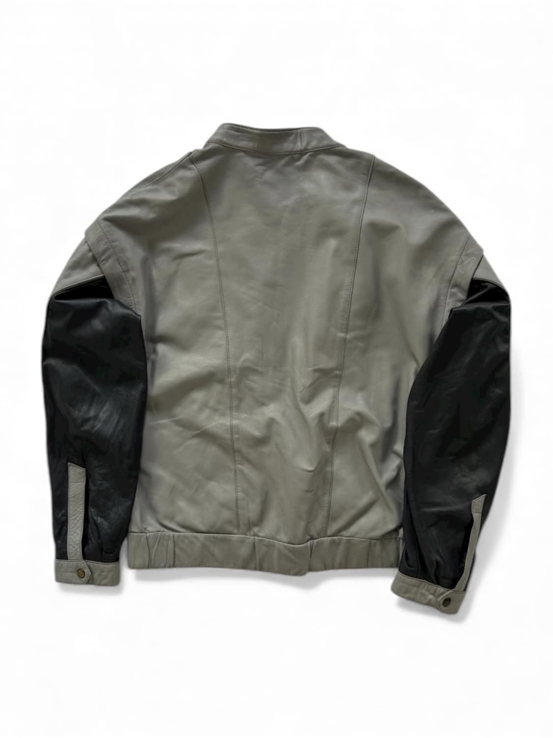 VINTAGE Two-tone panel rider jacket 상품이미지2