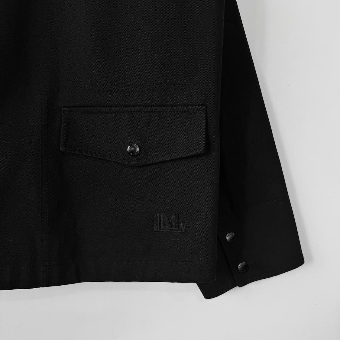 럭키마르쉐 블랙 코튼 트러커 자켓 상품이미지6