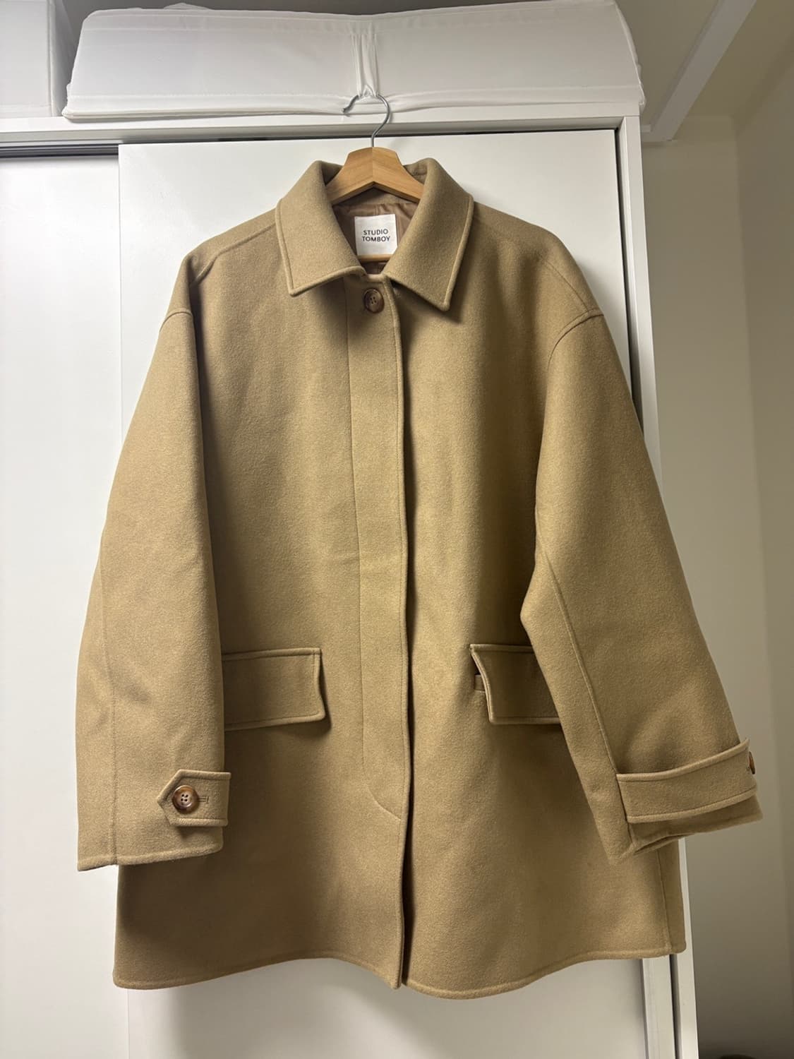 스튜디오톰보이 베이지 코트 상품이미지1