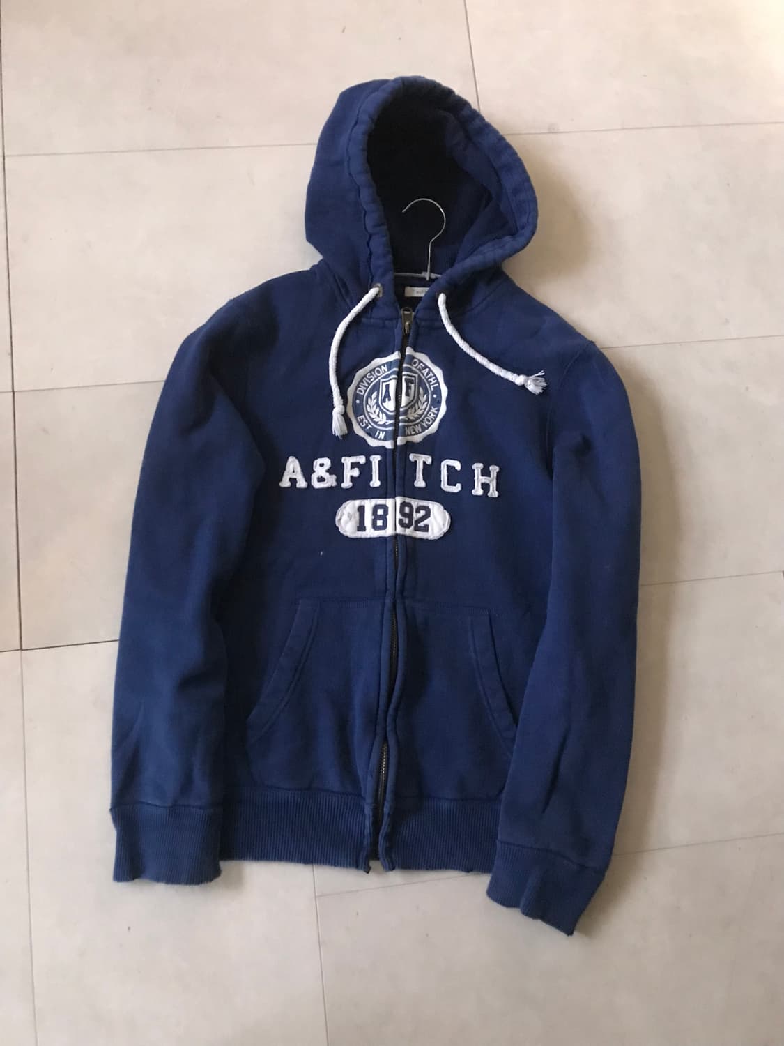 아베크롬비 블루 오버핏 후드집업 상품이미지8